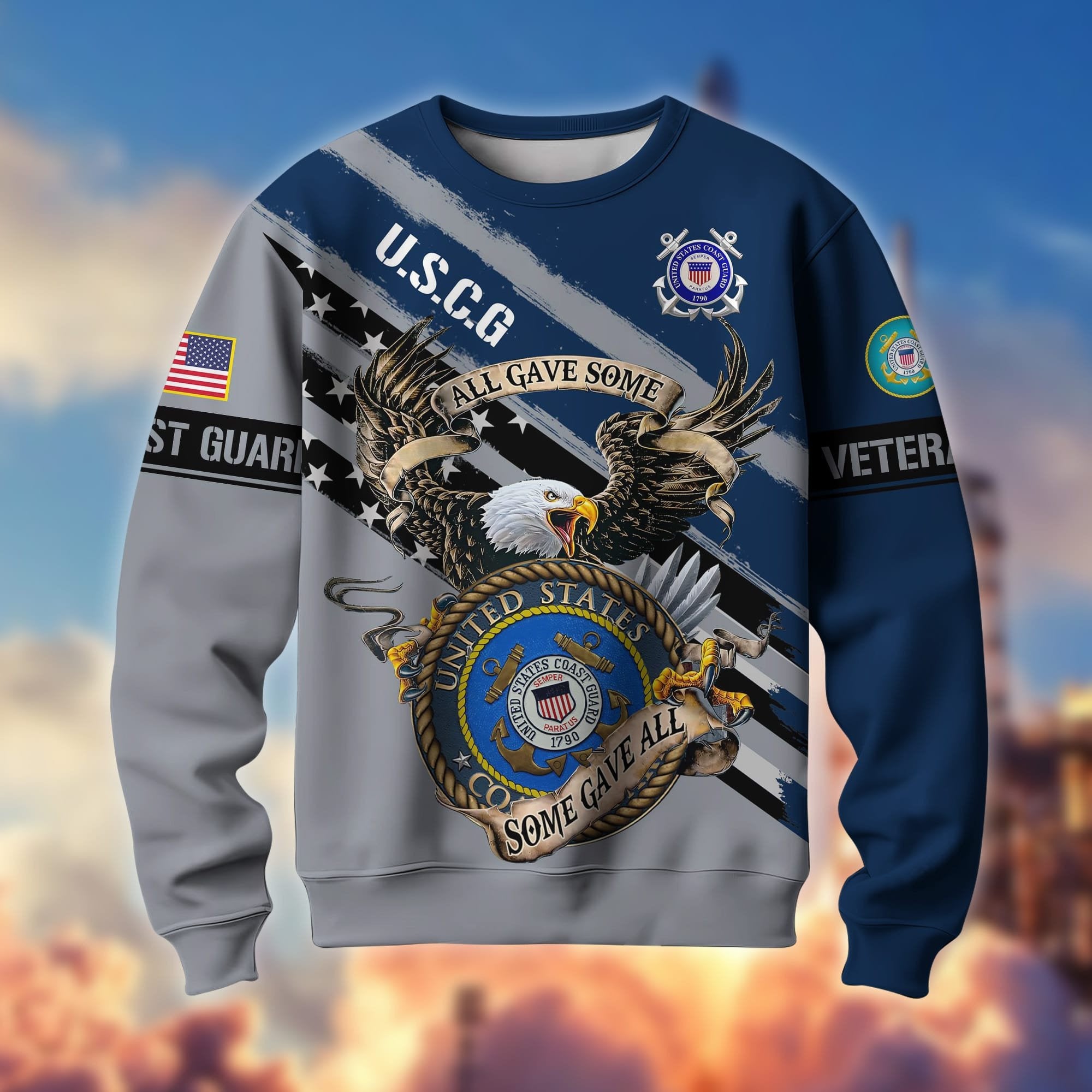 Premium Honoring All Who Served US Veterans Sweatshirt APVC161101