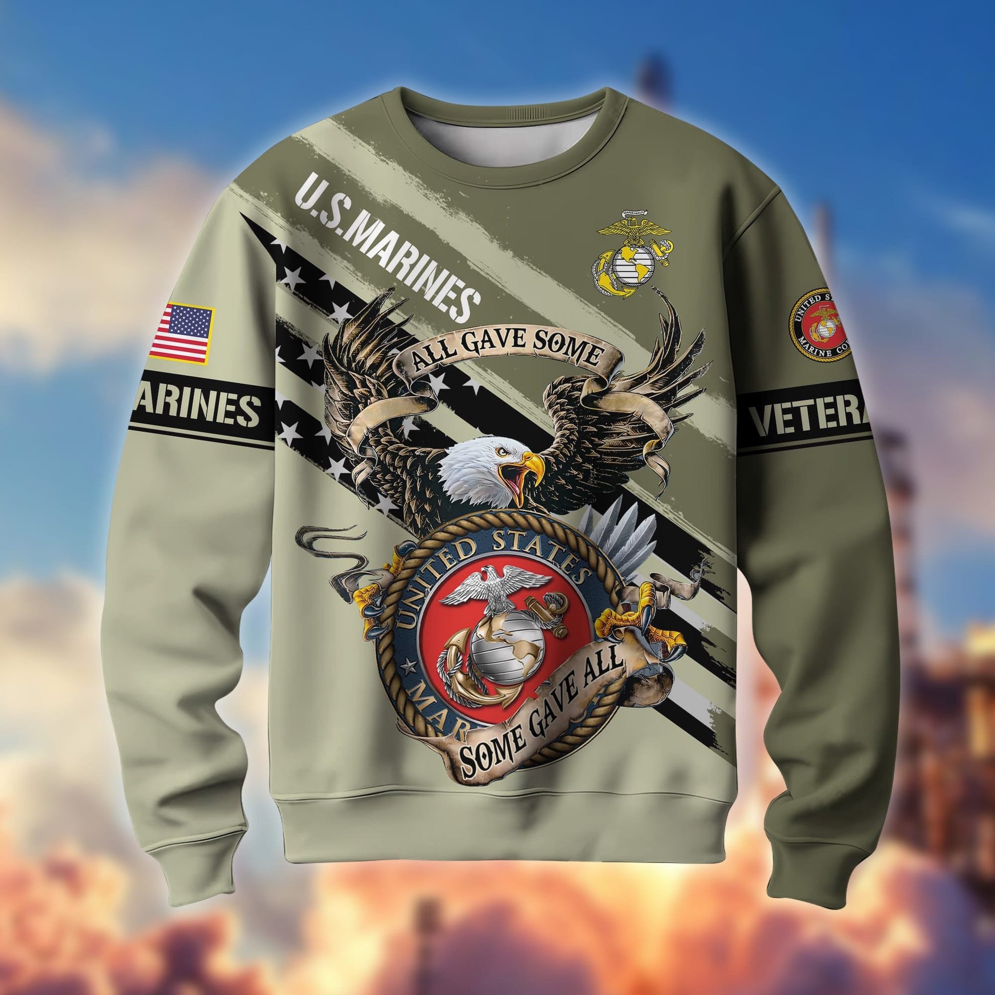 Premium Honoring All Who Served US Veterans Sweatshirt APVC161101
