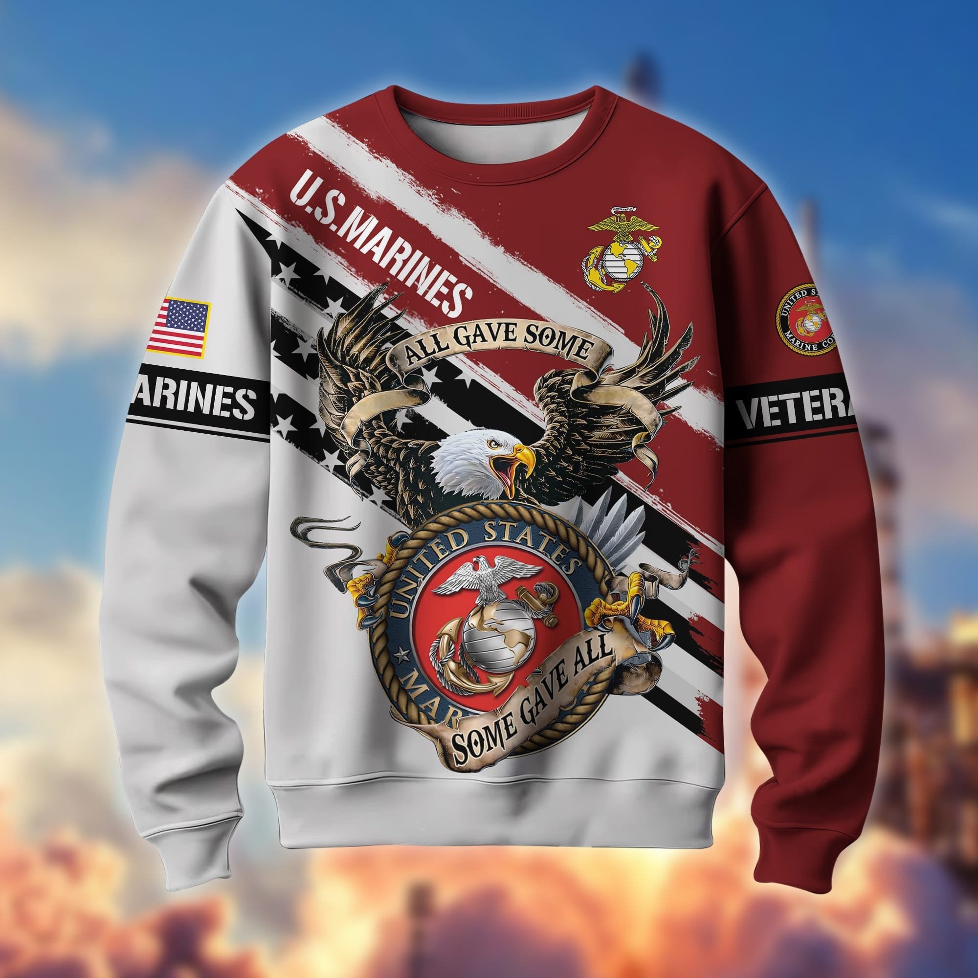 Premium Honoring All Who Served US Veterans Sweatshirt APVC161101