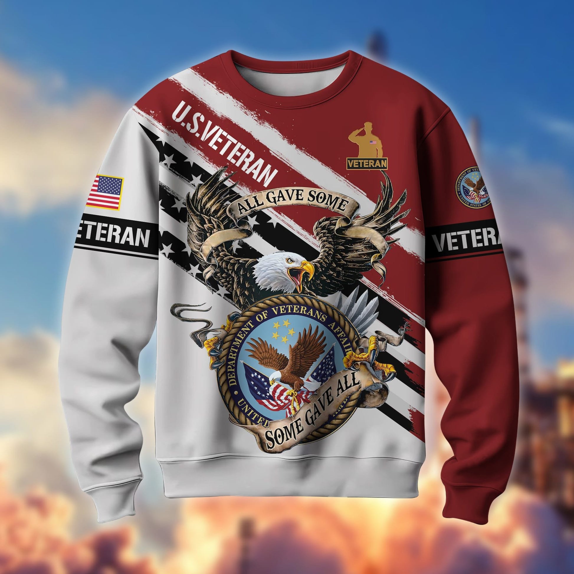 Premium Honoring All Who Served US Veterans Sweatshirt APVC161101