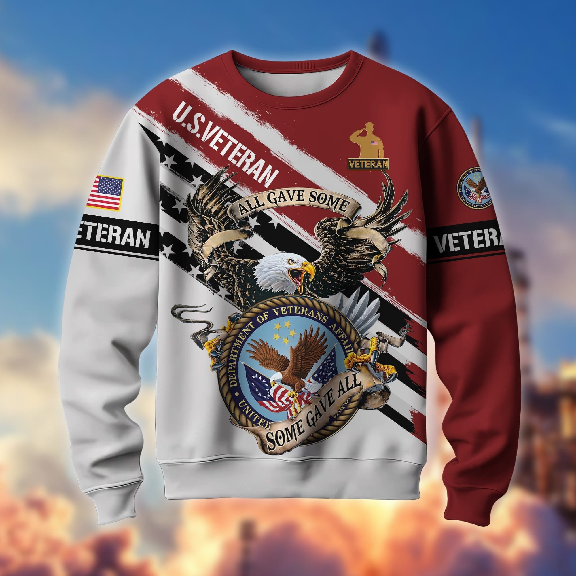 Premium Honoring All Who Served US Veterans Sweatshirt APVC161101