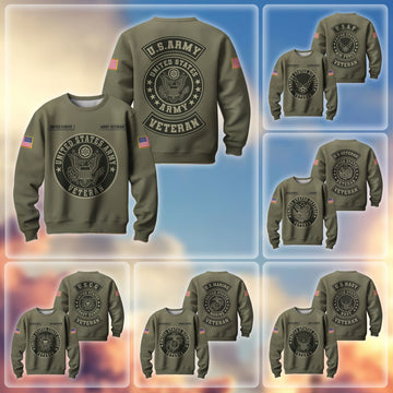 Premium Proudly Served US Veteran Sweatshirt APVC041201