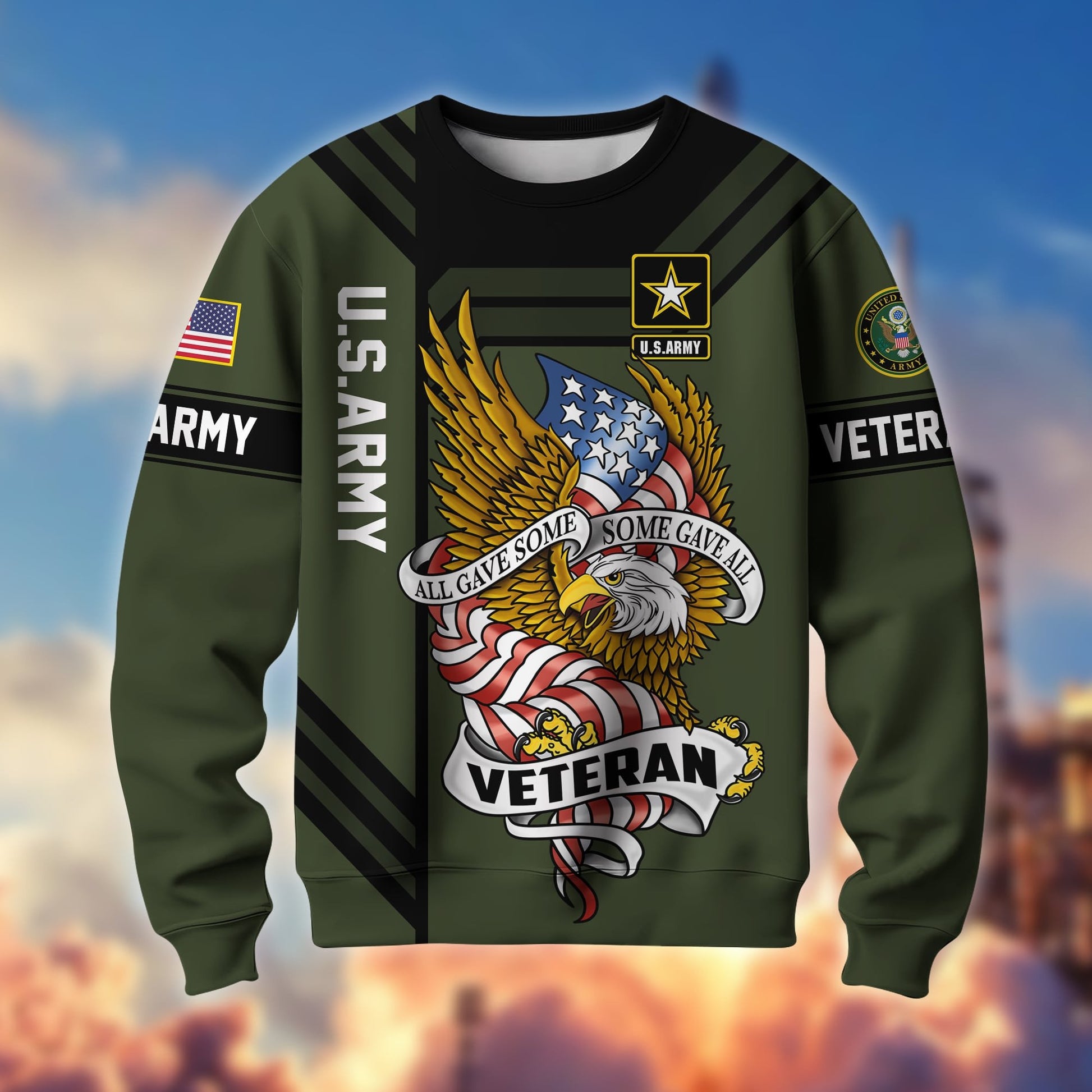 Premium All Gave Some Some Gave All US Veteran Sweatshirt APVC221202