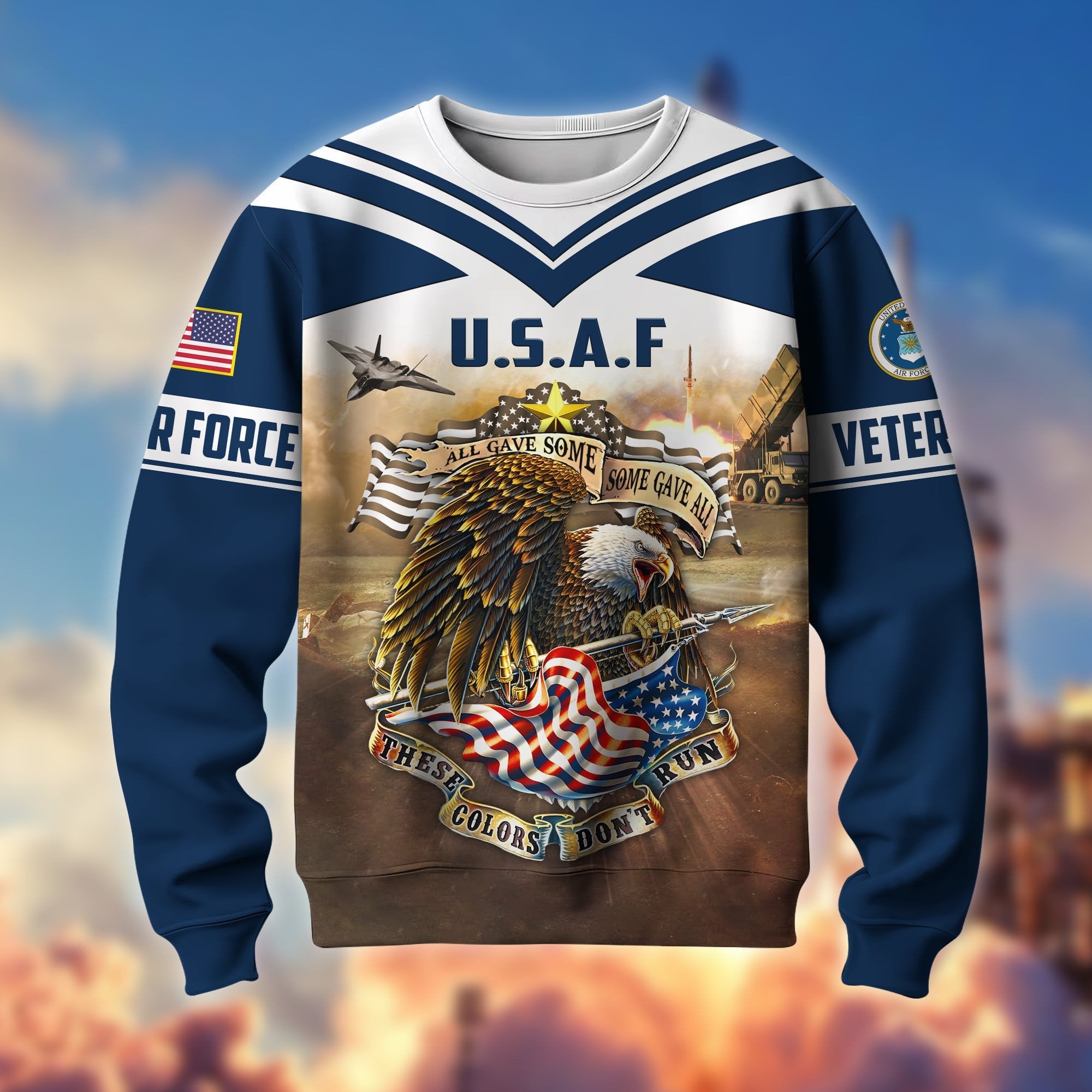 Premium These Colors Don't Run US Veteran Sweatshirt APVC271201