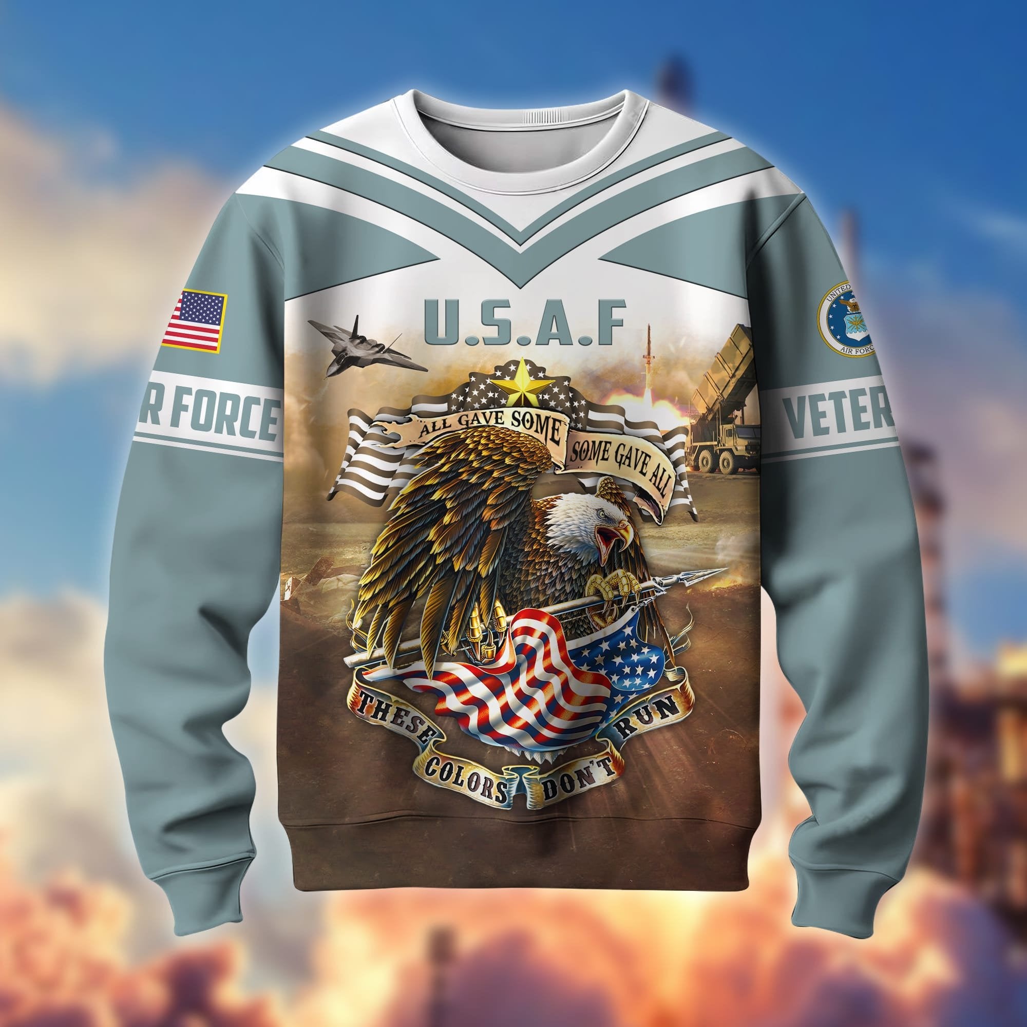 Premium These Colors Don't Run US Veteran Sweatshirt APVC271201