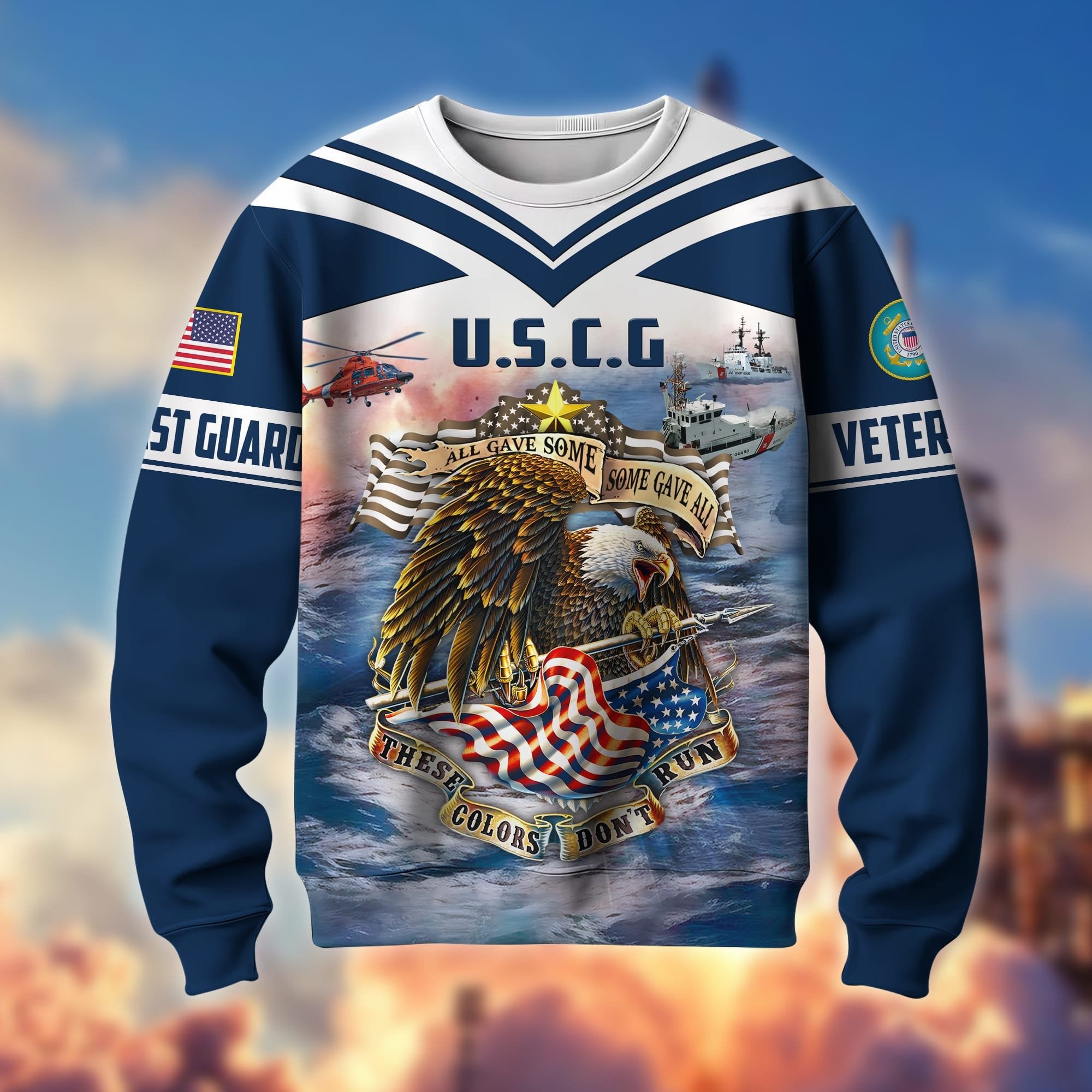 Premium These Colors Don't Run US Veteran Sweatshirt APVC271201