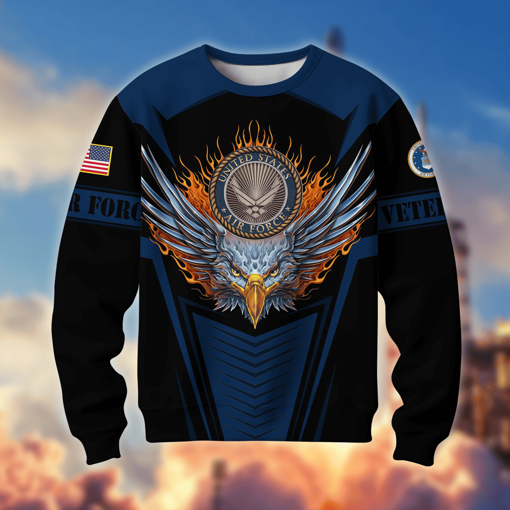 Premium Multiservice US Veteran Sweatshirt APVC160101