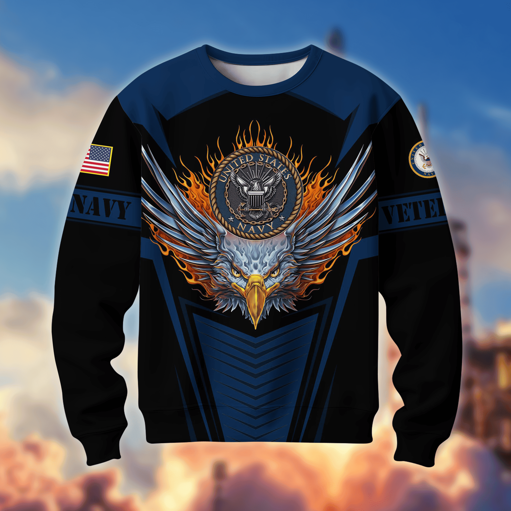 Premium Multiservice US Veteran Sweatshirt APVC160101