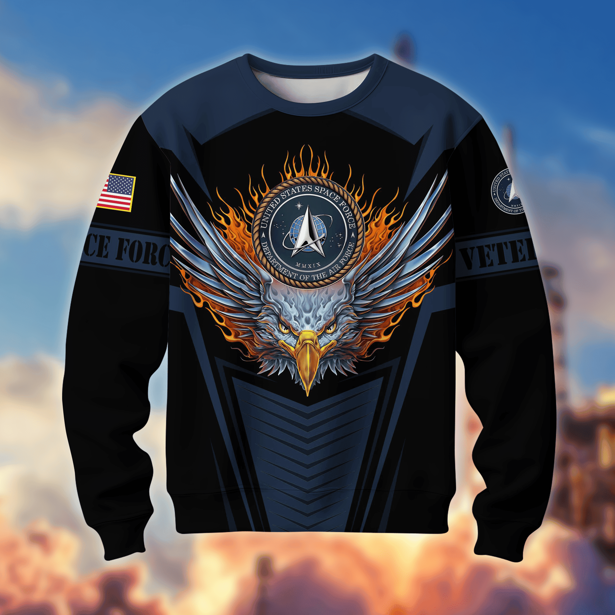 Premium Multiservice US Veteran Sweatshirt APVC160101