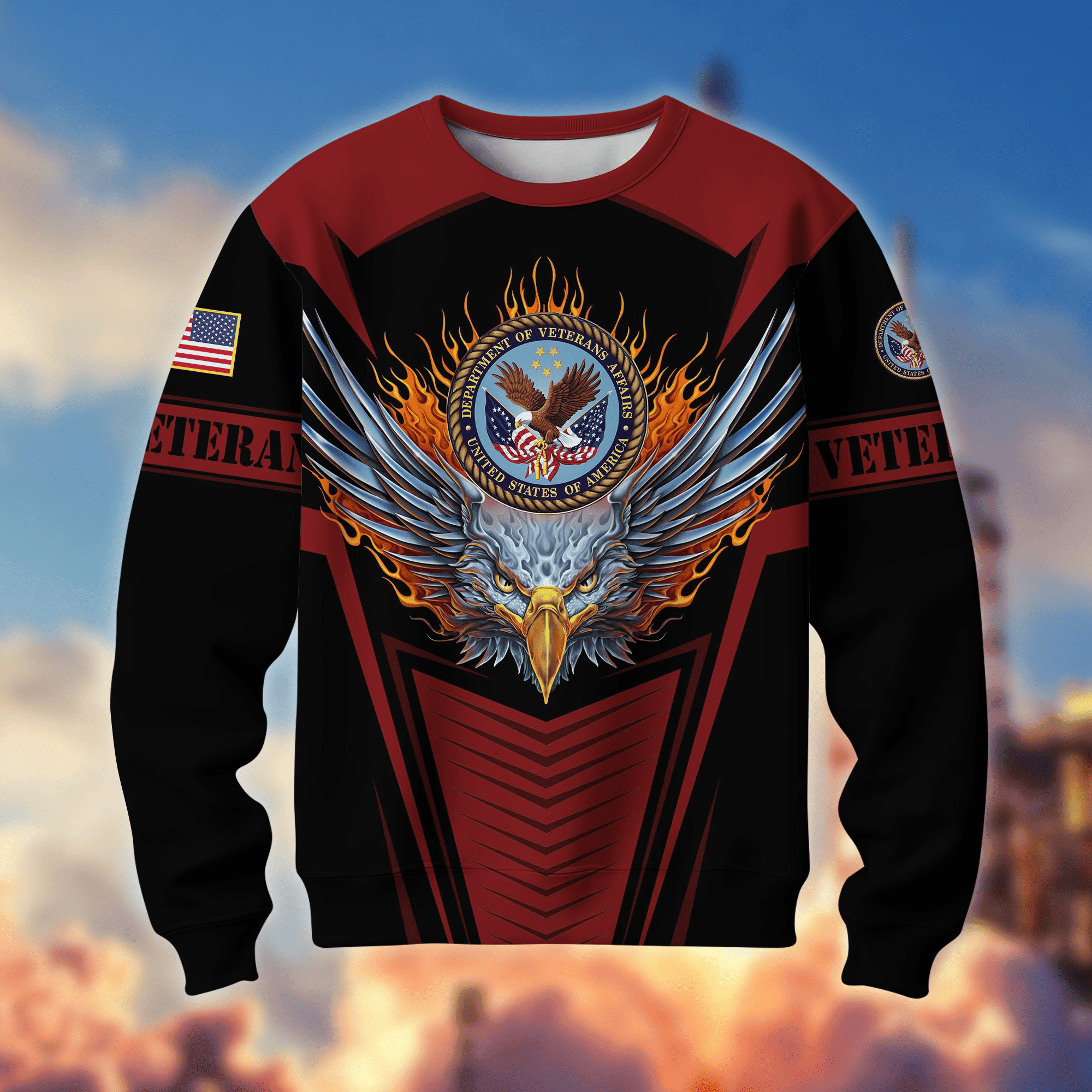 Premium Multiservice US Veteran Sweatshirt APVC160101