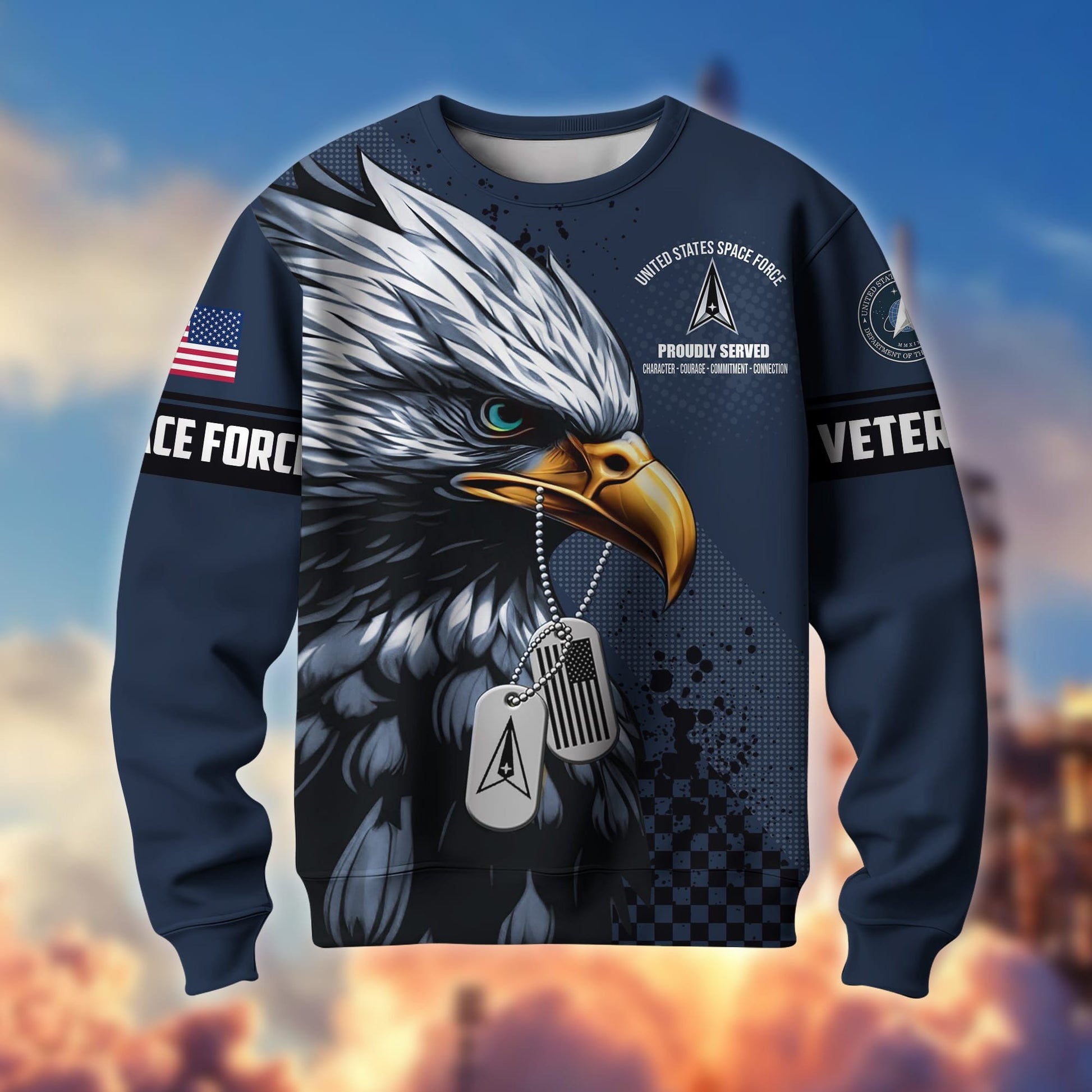 Premium Eagle US Veterans Sweatshirt APVC230102