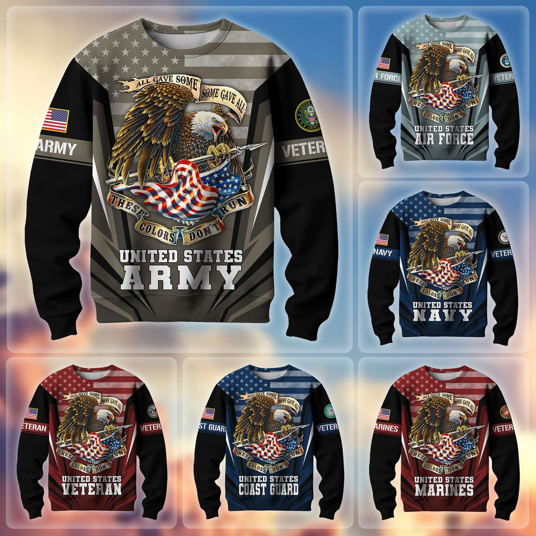 Premium All Gave Some Some Gave All US Veterans Sweatshirt APVC251201