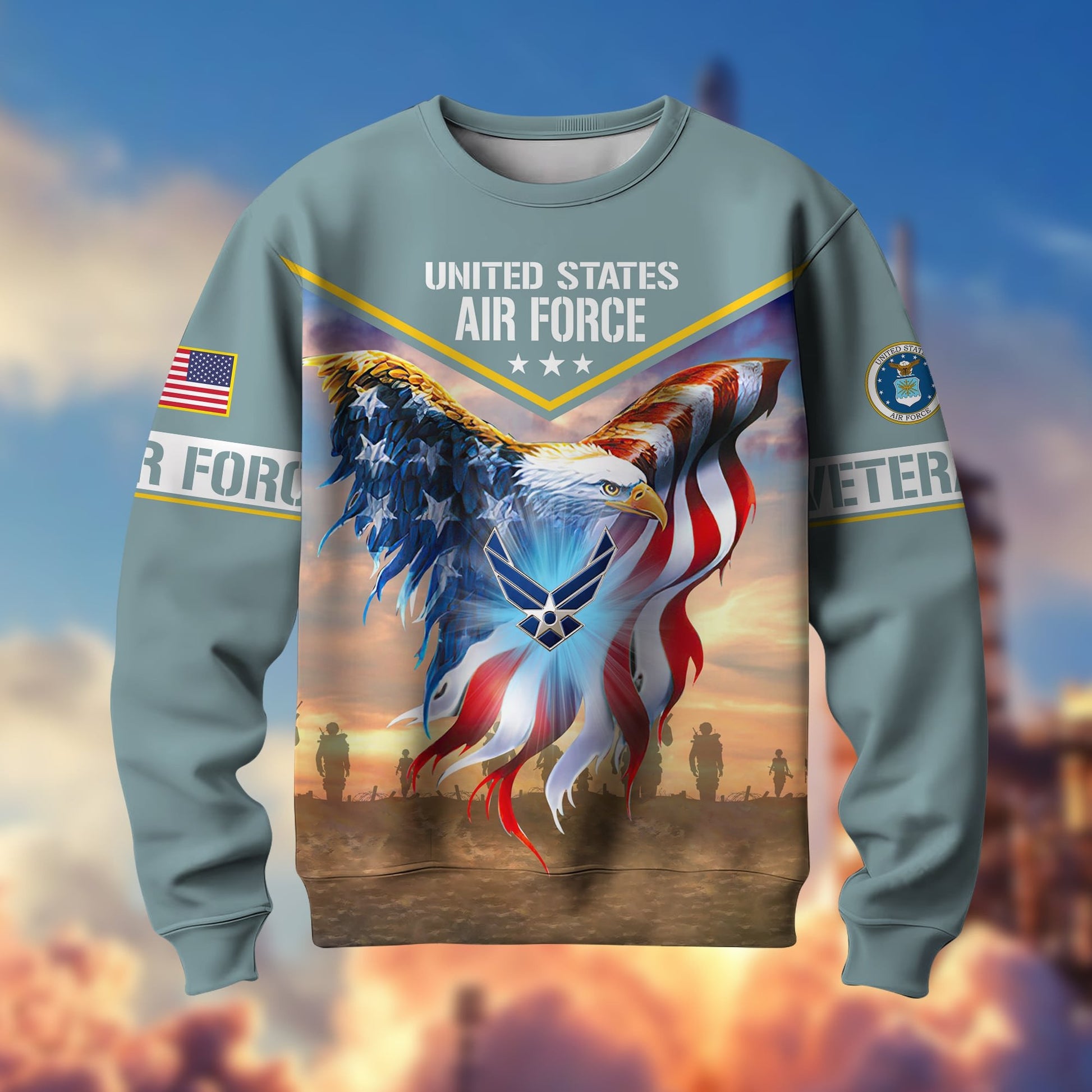 Premium American Pride US Veterans Sweatshirt APVC030203