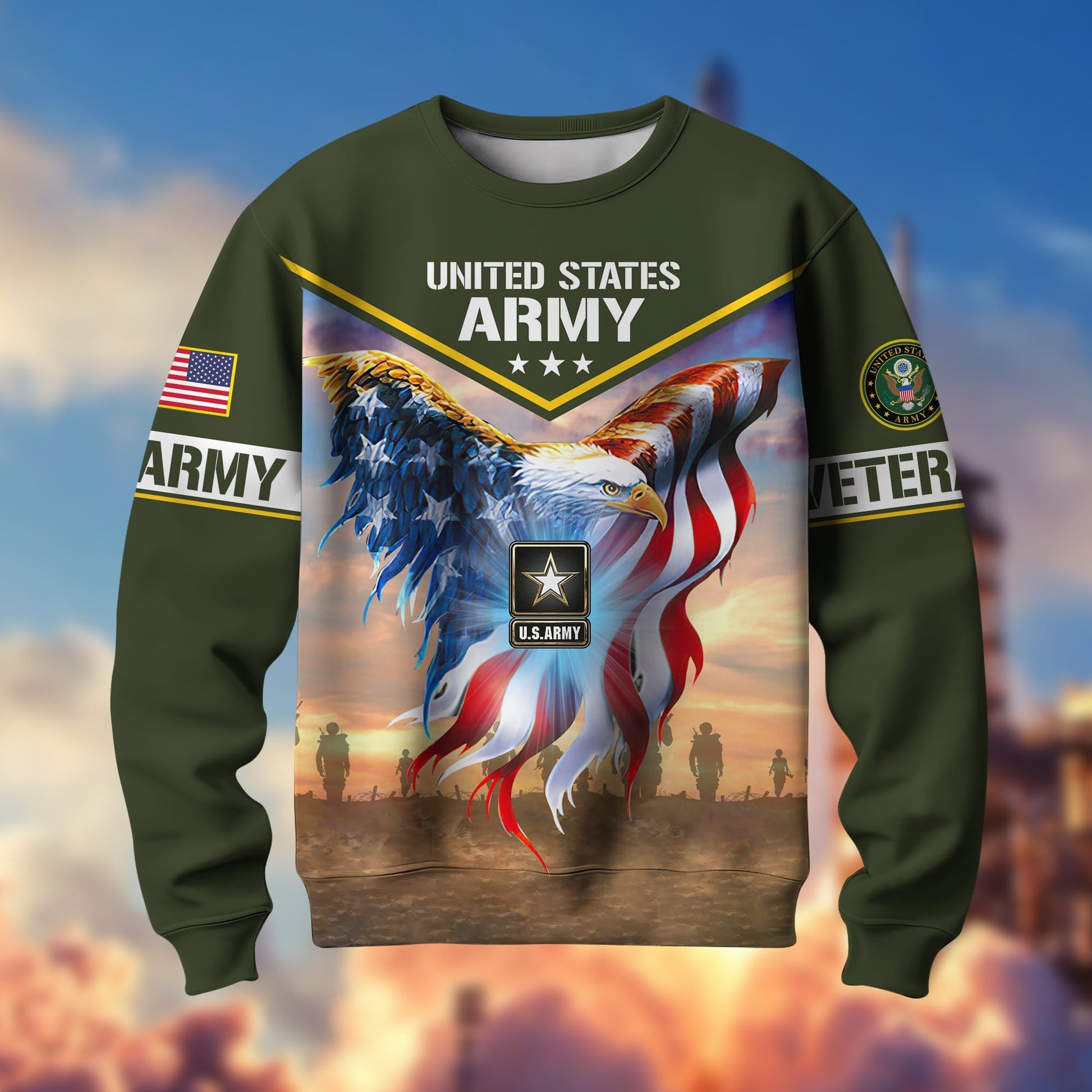 Premium American Pride US Veterans Sweatshirt APVC030203