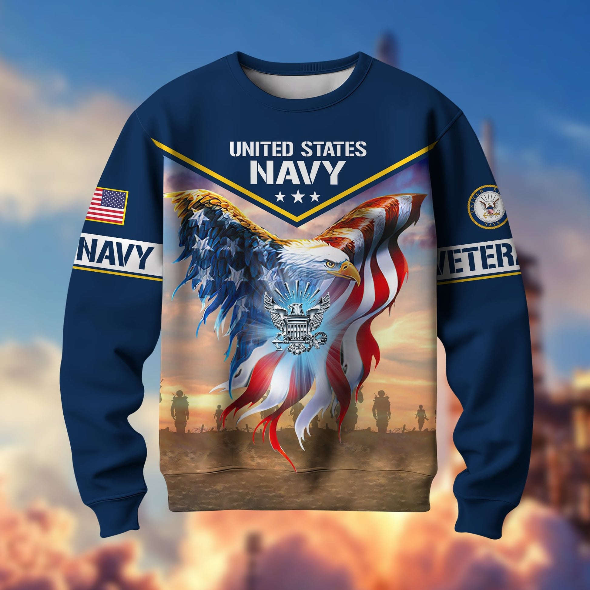 Premium American Pride US Veterans Sweatshirt APVC030203