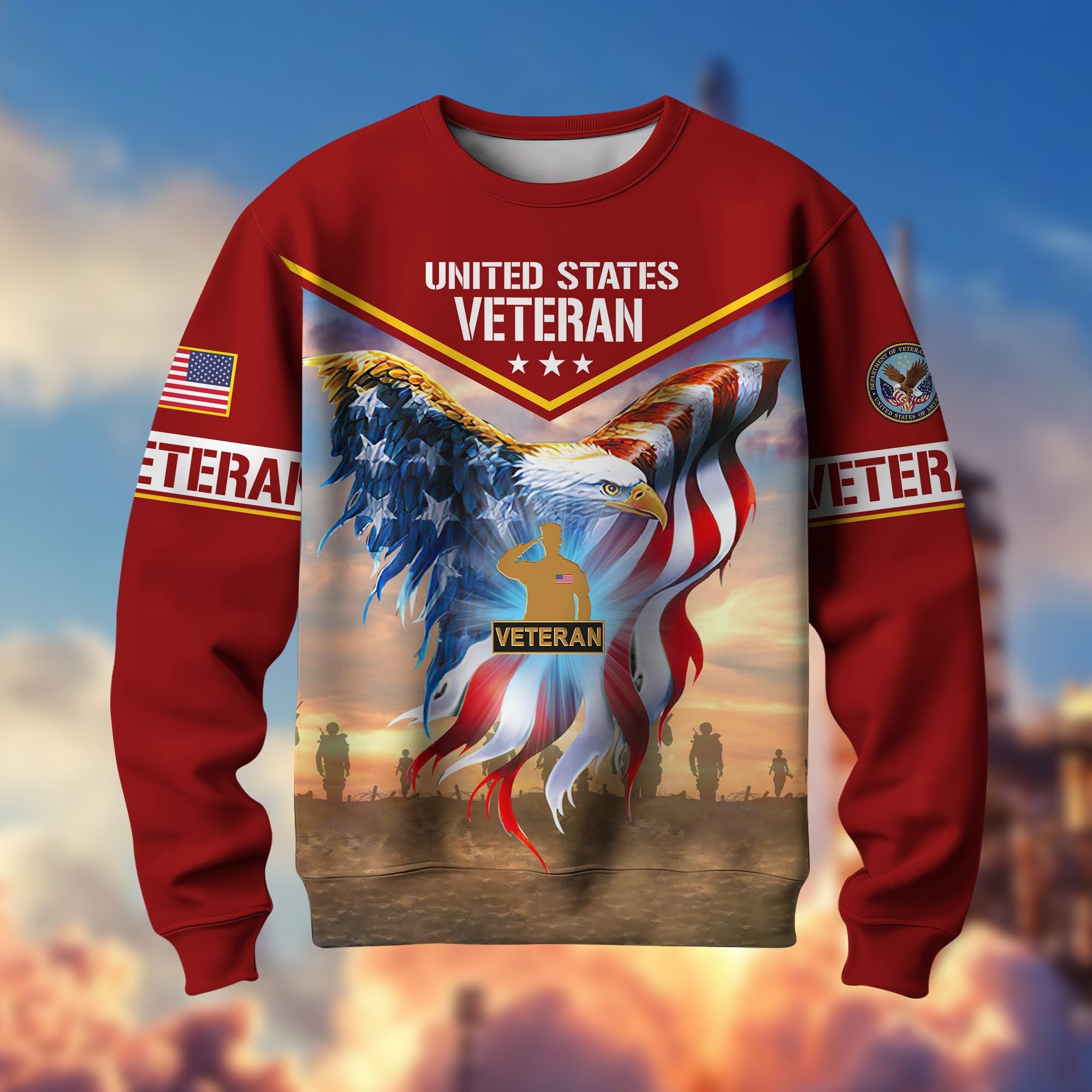 Premium American Pride US Veterans Sweatshirt APVC030203