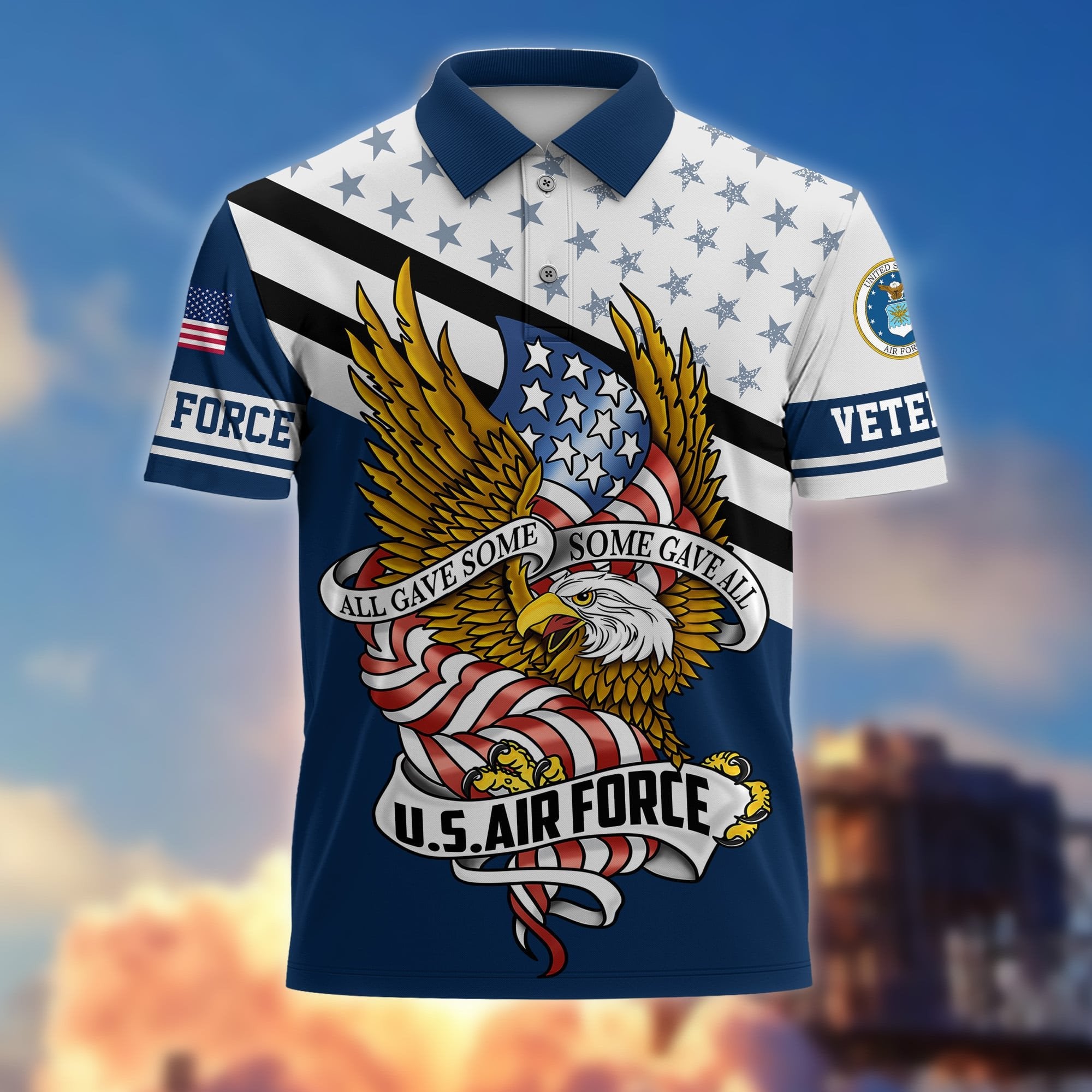 Premium All Gave Some Some Gave All US Veterans Polo Shirt APVC220203