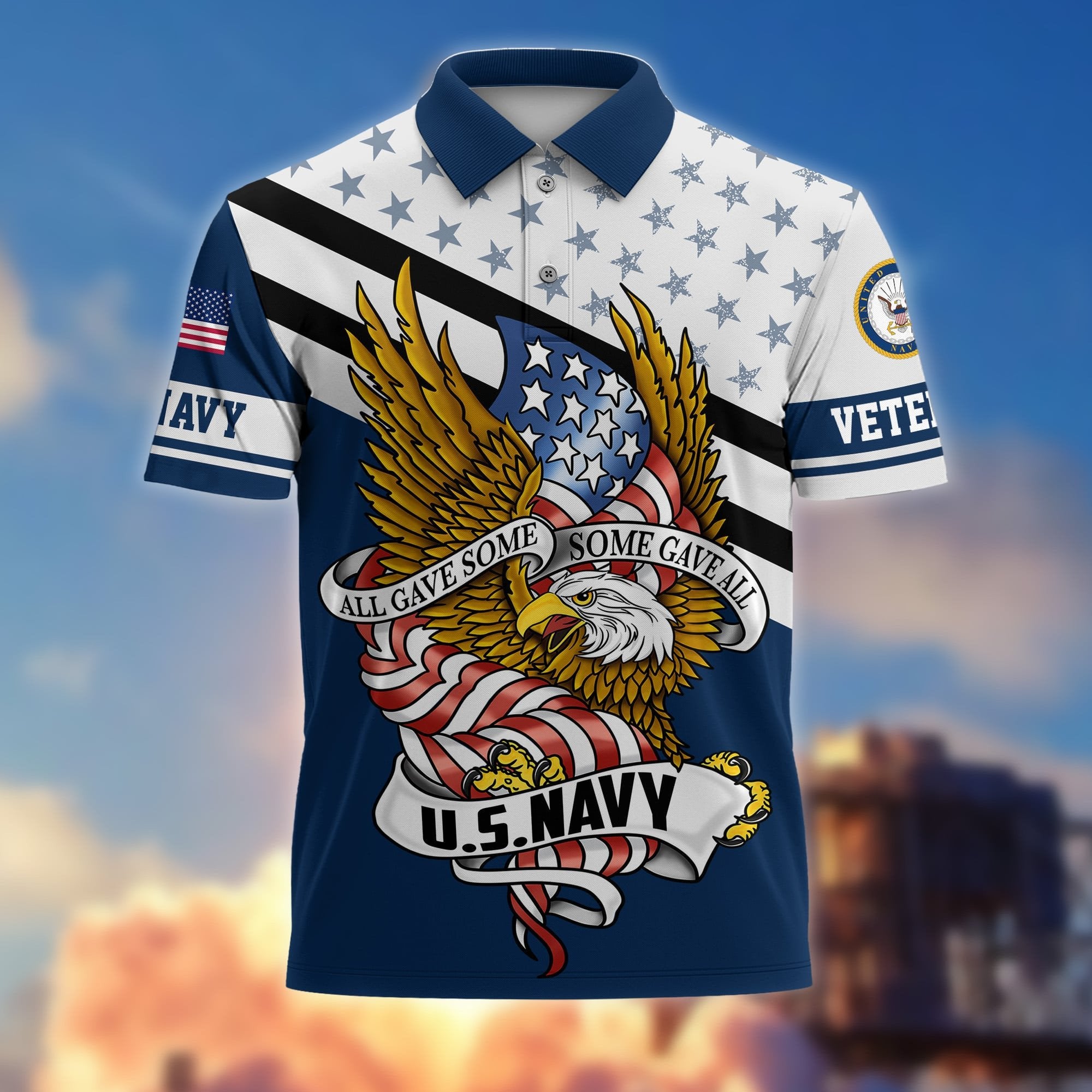 Premium All Gave Some Some Gave All US Veterans Polo Shirt APVC220203