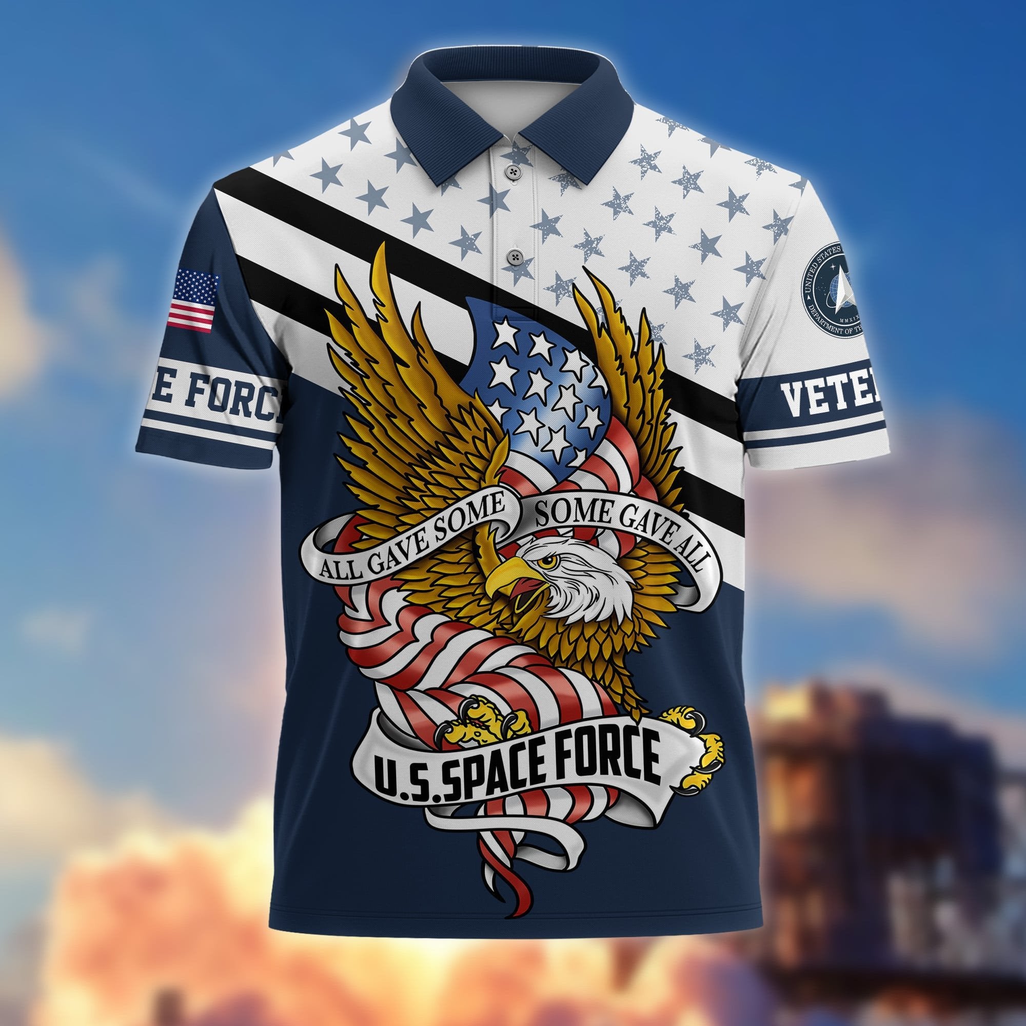 Premium All Gave Some Some Gave All US Veterans Polo Shirt APVC220203