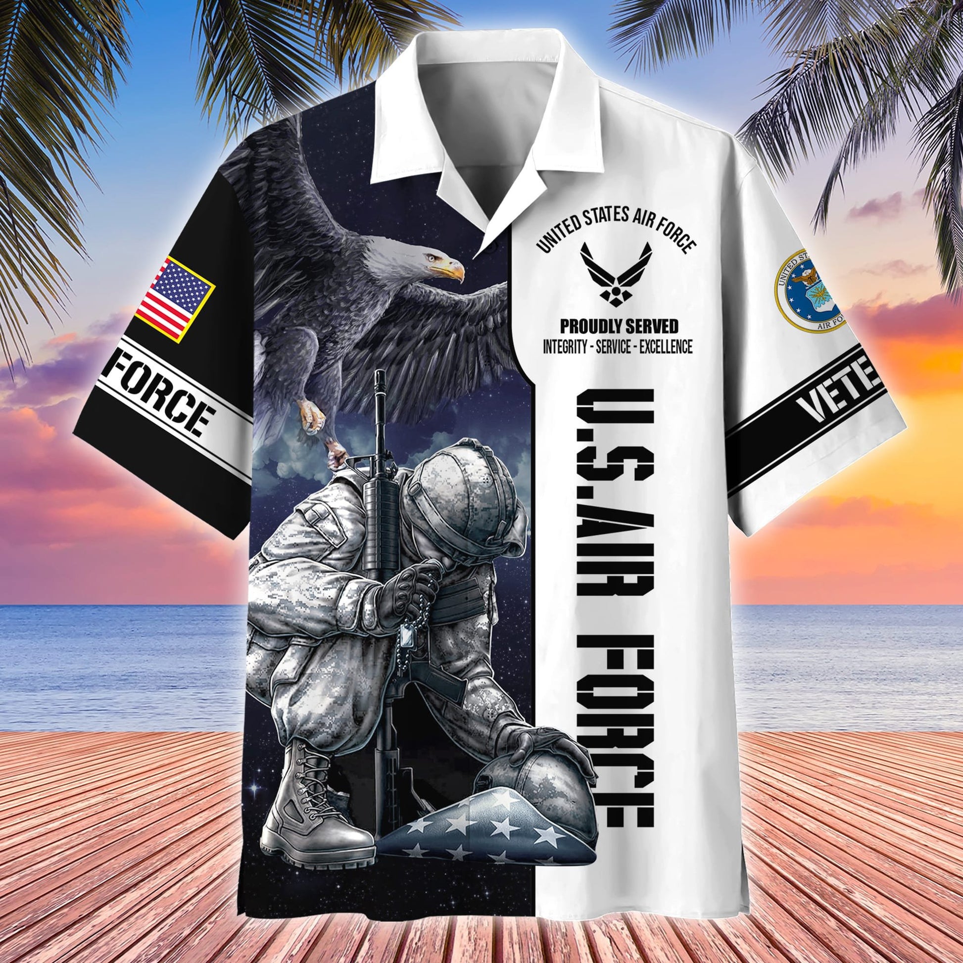 Premium Honoring All Who Served US Veterans Hawaii Shirt APVC210302