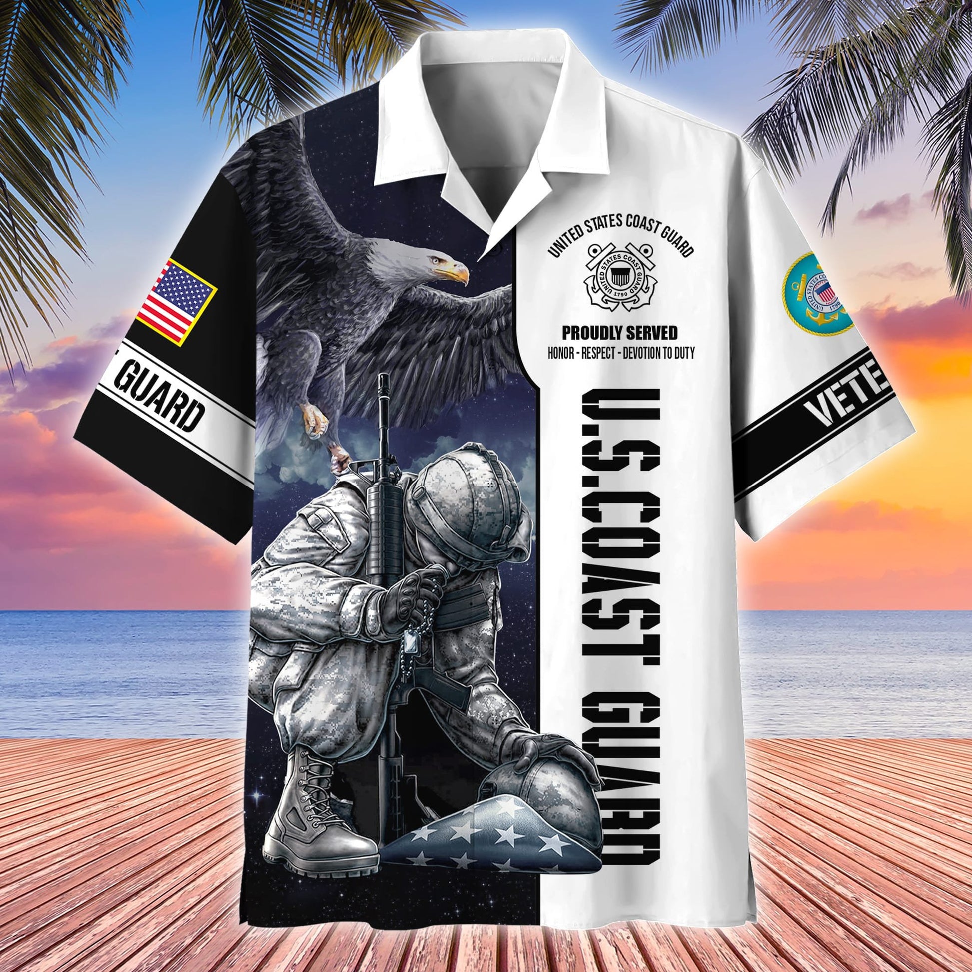 Premium Honoring All Who Served US Veterans Hawaii Shirt APVC210302