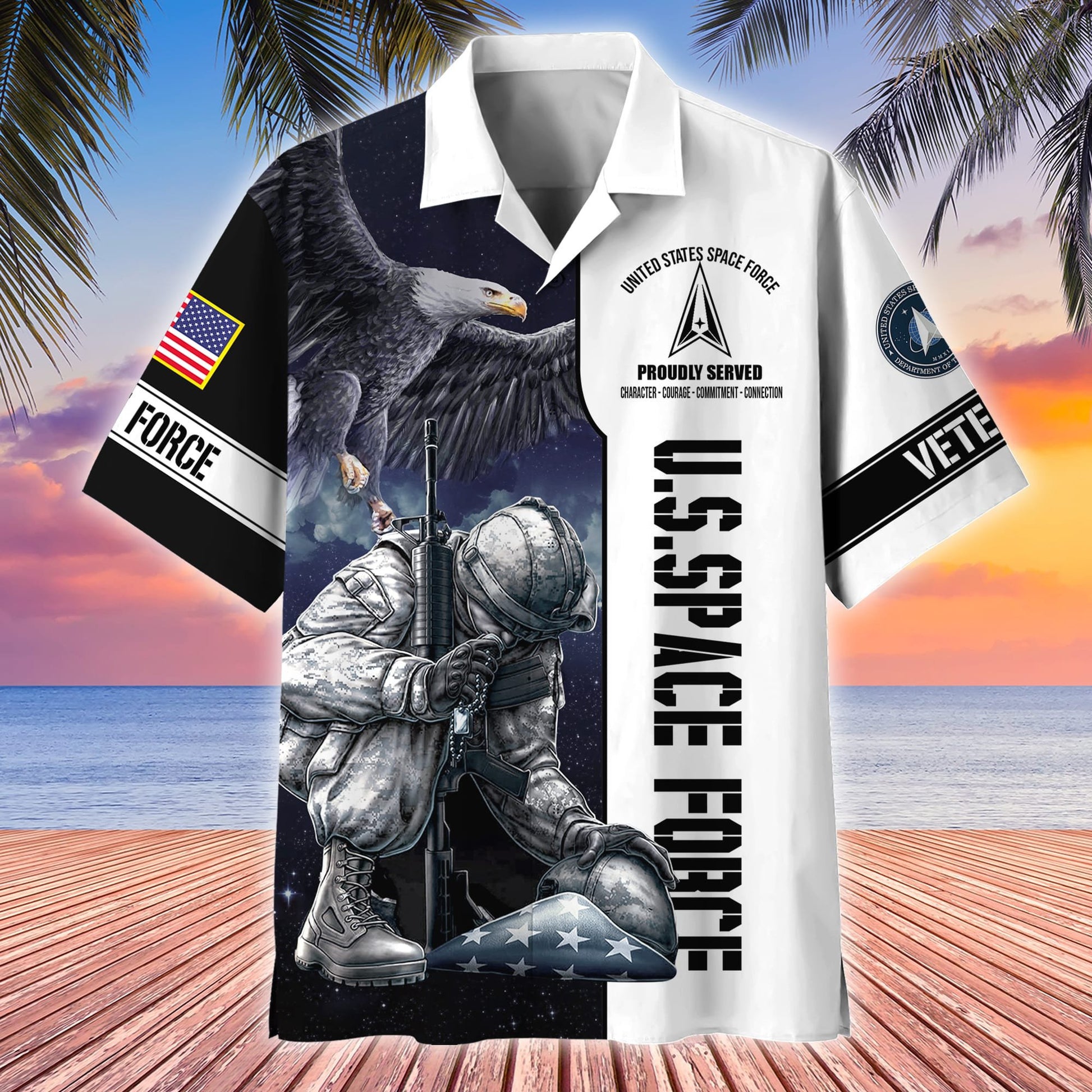 Premium Honoring All Who Served US Veterans Hawaii Shirt APVC210302