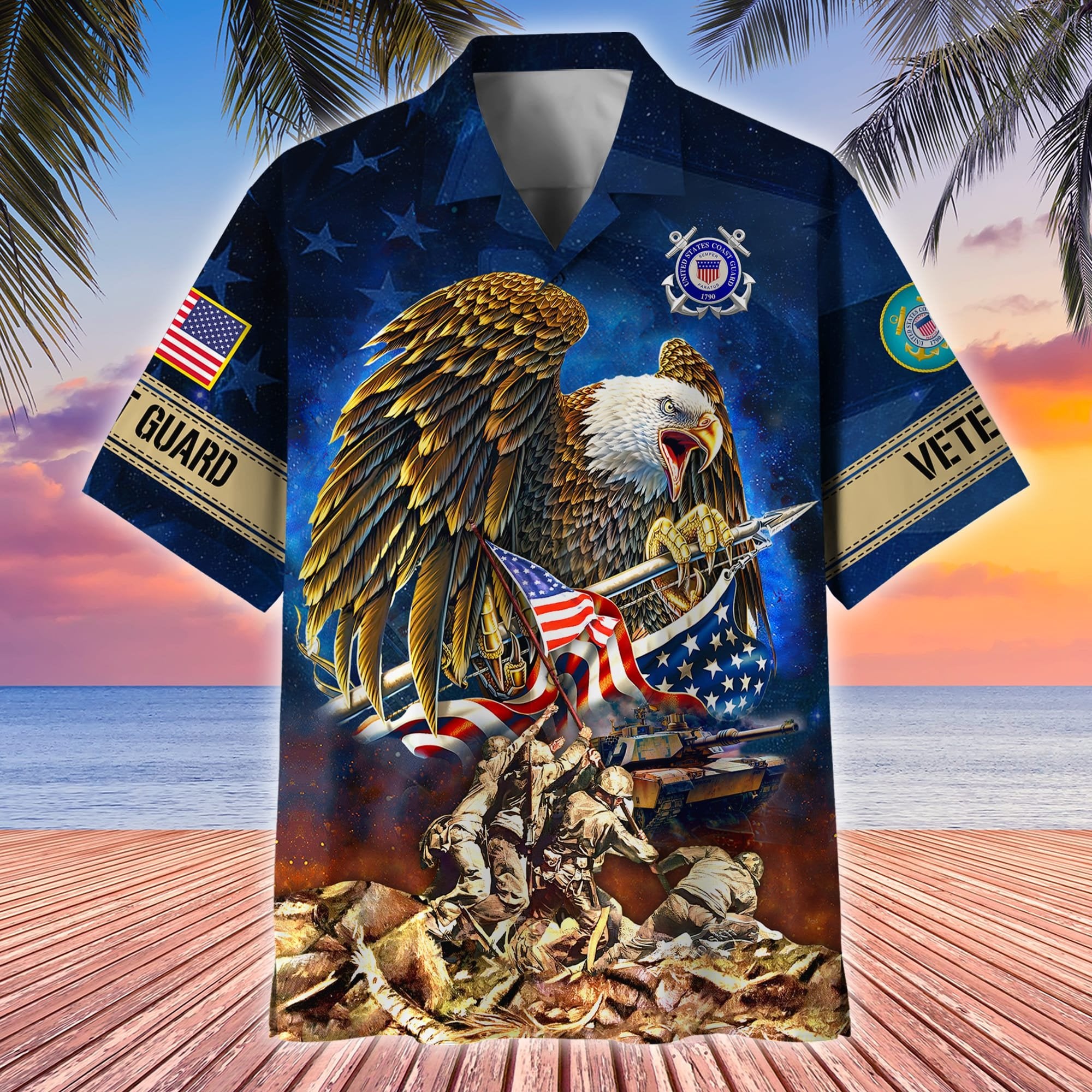 Premium Honor The Fallen US Veterans Hawaii Shirt APVC020403