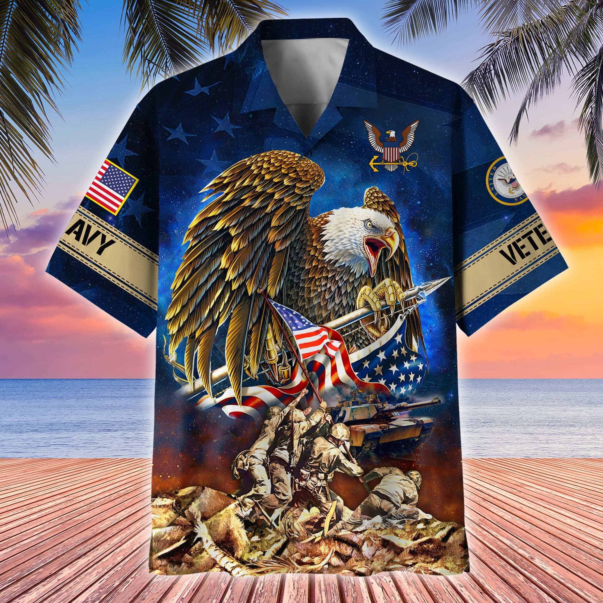 Premium Honor The Fallen US Veterans Hawaii Shirt APVC020403
