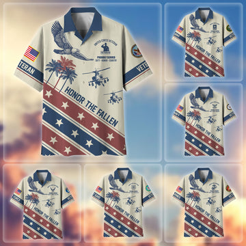 Premium Honor The Fallen US Veterans Hawaii Shirt APVC030401