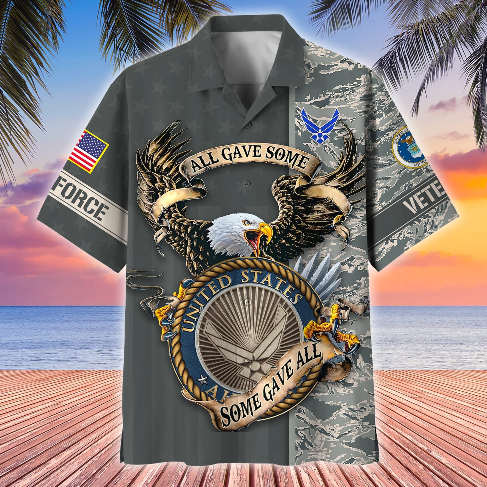 Premium All Gave Some Some Gave All US Veterans Hawaii Shirt APVC160402