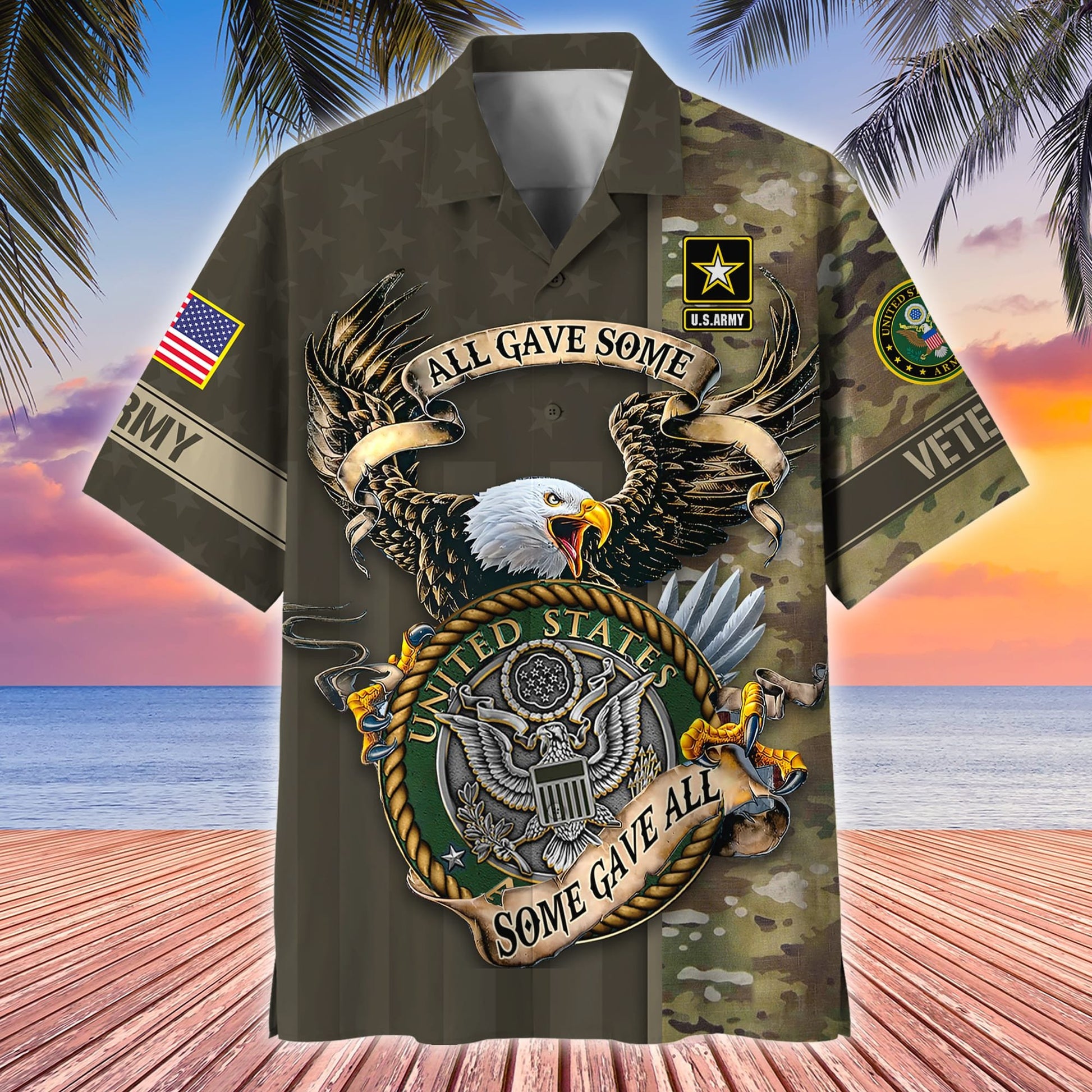Premium All Gave Some Some Gave All US Veterans Hawaii Shirt APVC160402
