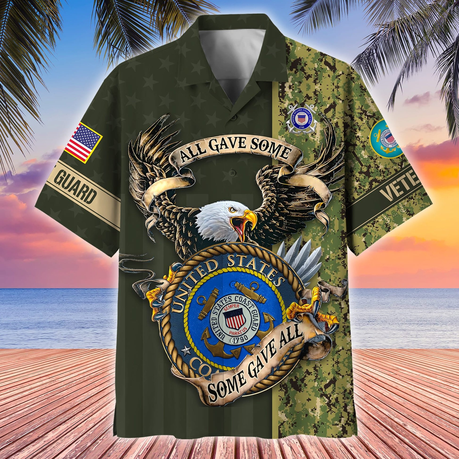 Premium All Gave Some Some Gave All US Veterans Hawaii Shirt APVC160402