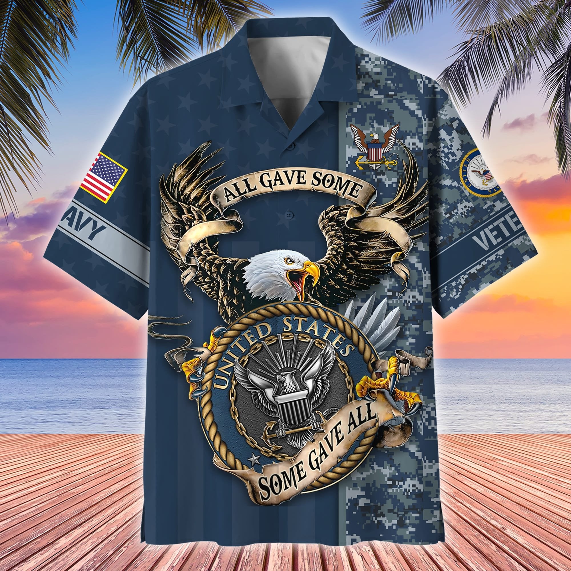 Premium All Gave Some Some Gave All US Veterans Hawaii Shirt APVC160402