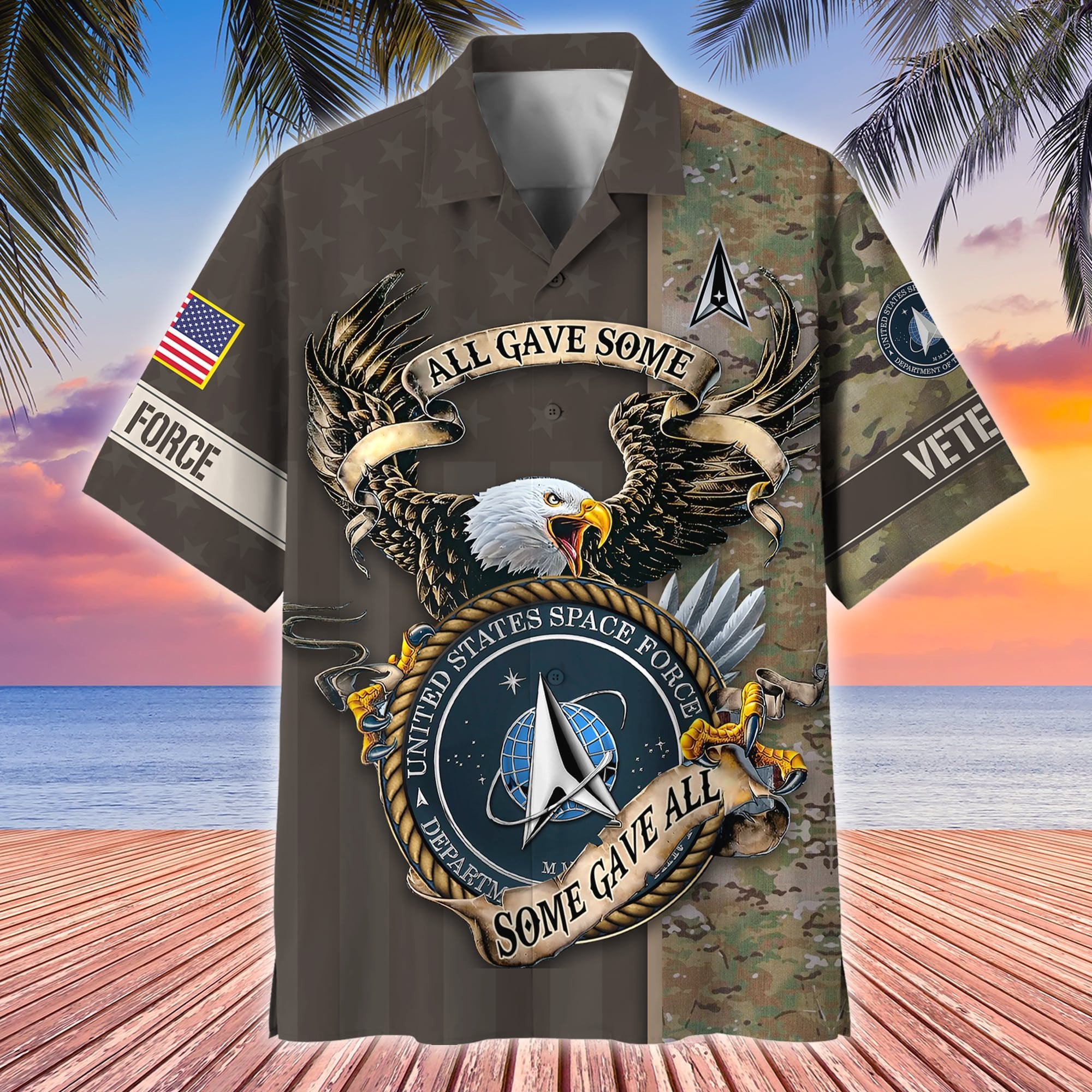 Premium All Gave Some Some Gave All US Veterans Hawaii Shirt APVC160402