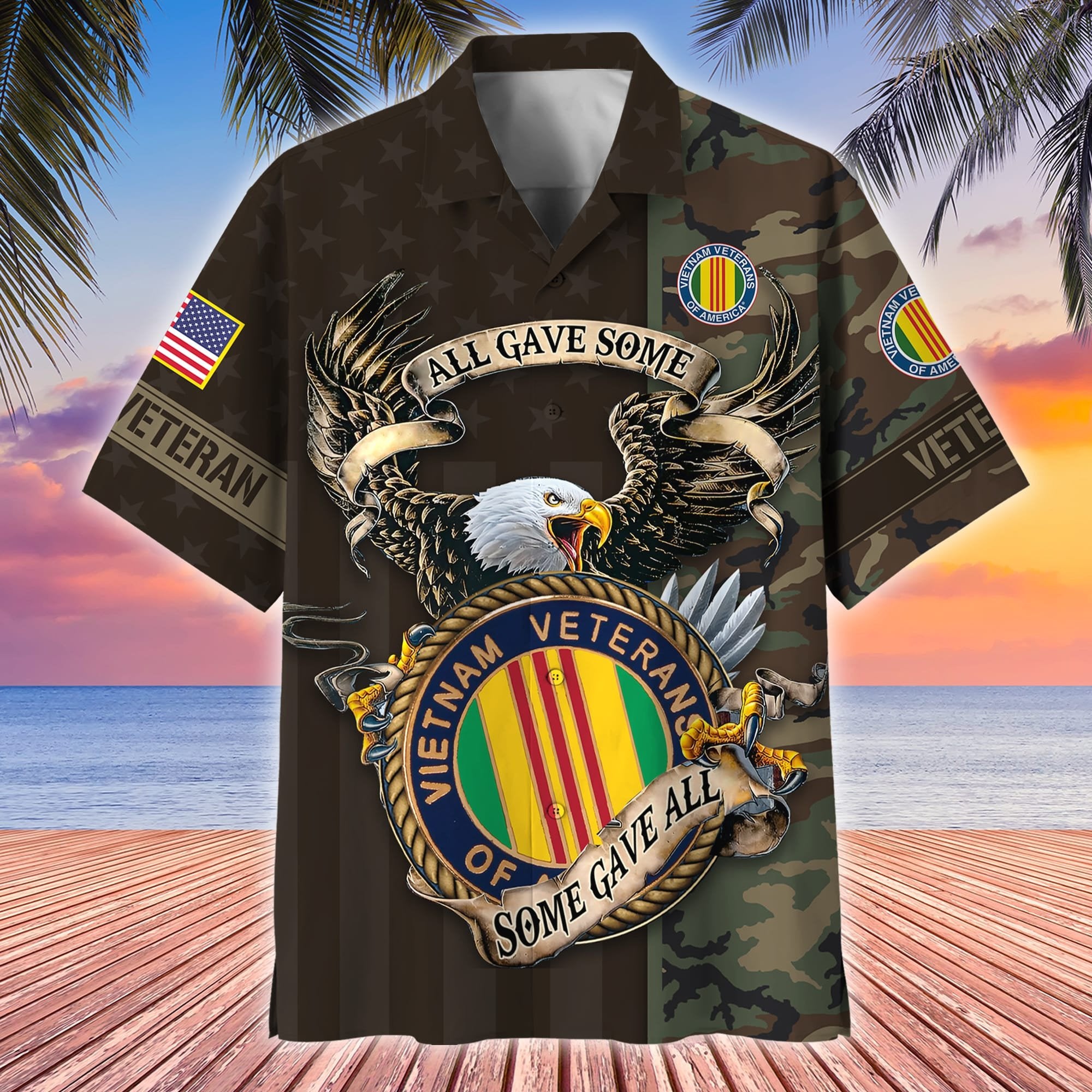 Premium All Gave Some Some Gave All US Veterans Hawaii Shirt APVC160402