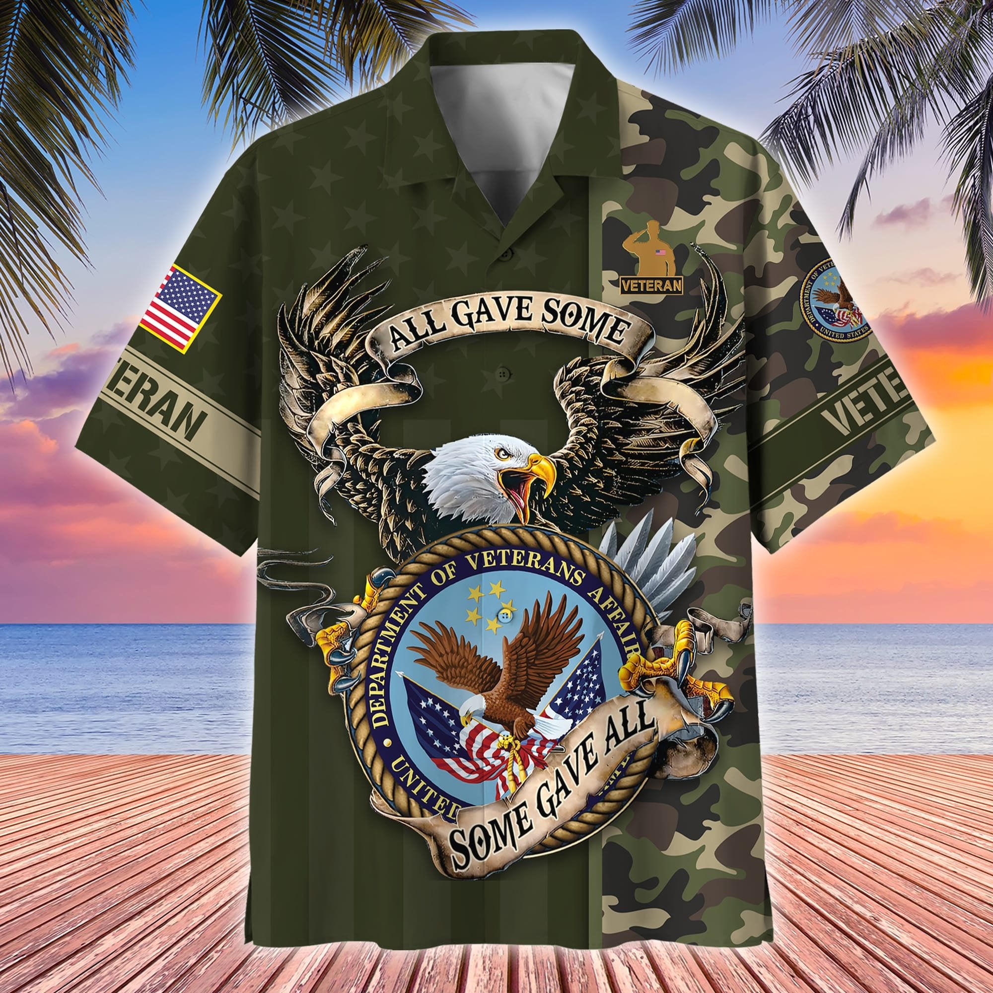Premium All Gave Some Some Gave All US Veterans Hawaii Shirt APVC160402