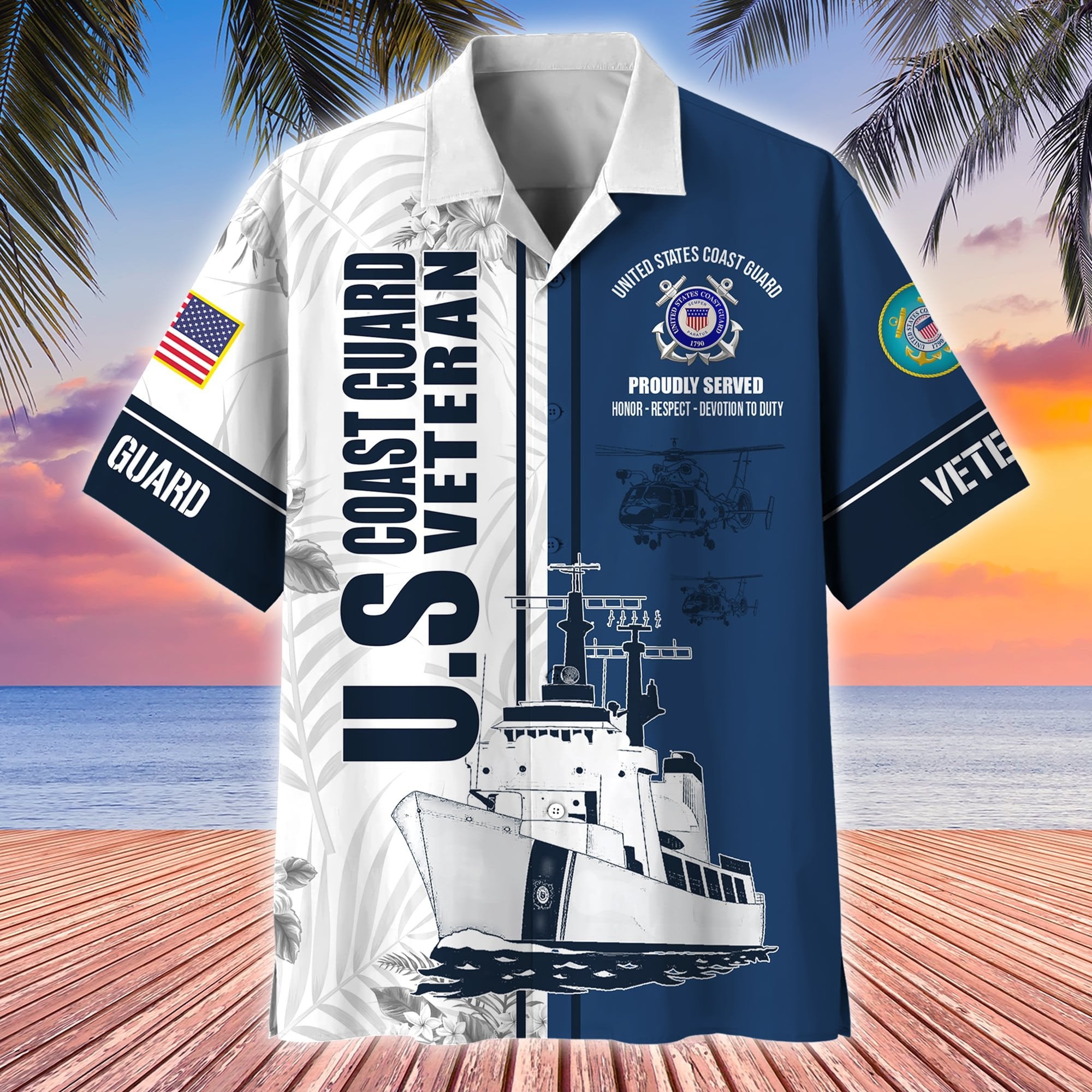 Premium Proudly Served US Veterans Hawaii Shirt APVC160401