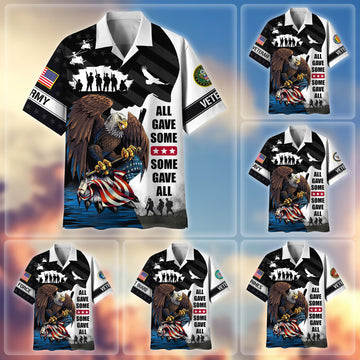 Premium All Gave Some Some Gave All US Veterans Hawaii Shirt APVC230401
