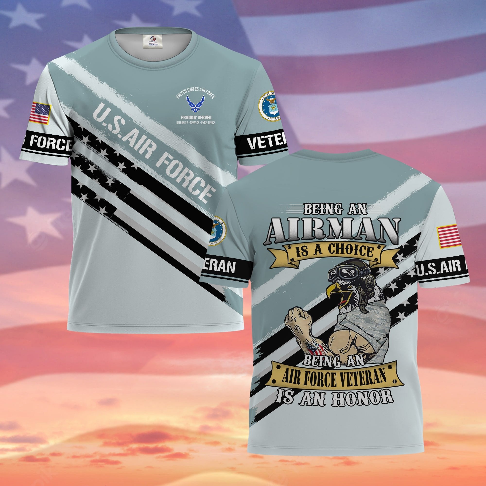 Premium Being A Soldier Is An Honor US Veterans T-Shirt APVC260401