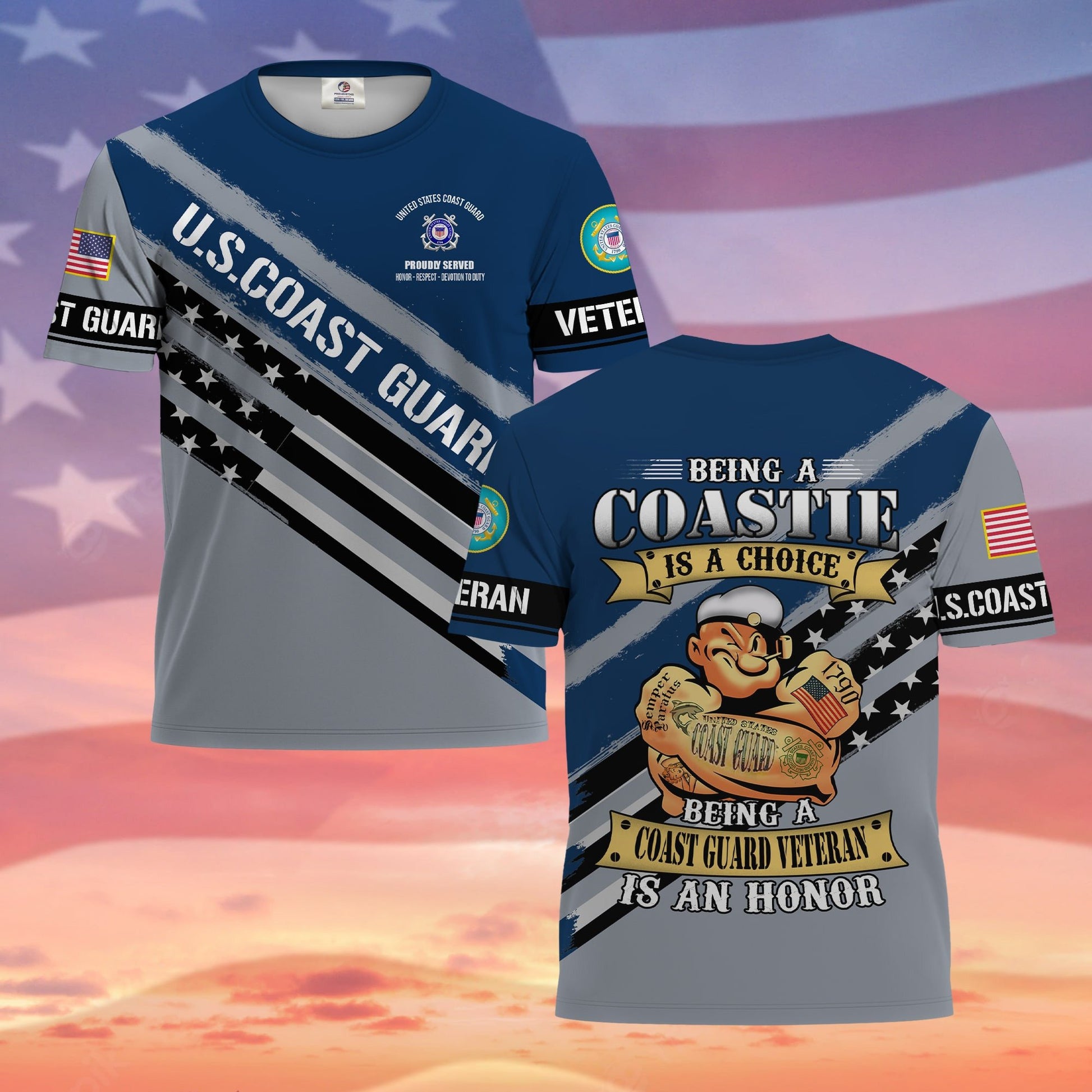 Premium Being A Soldier Is An Honor US Veterans T-Shirt APVC260401