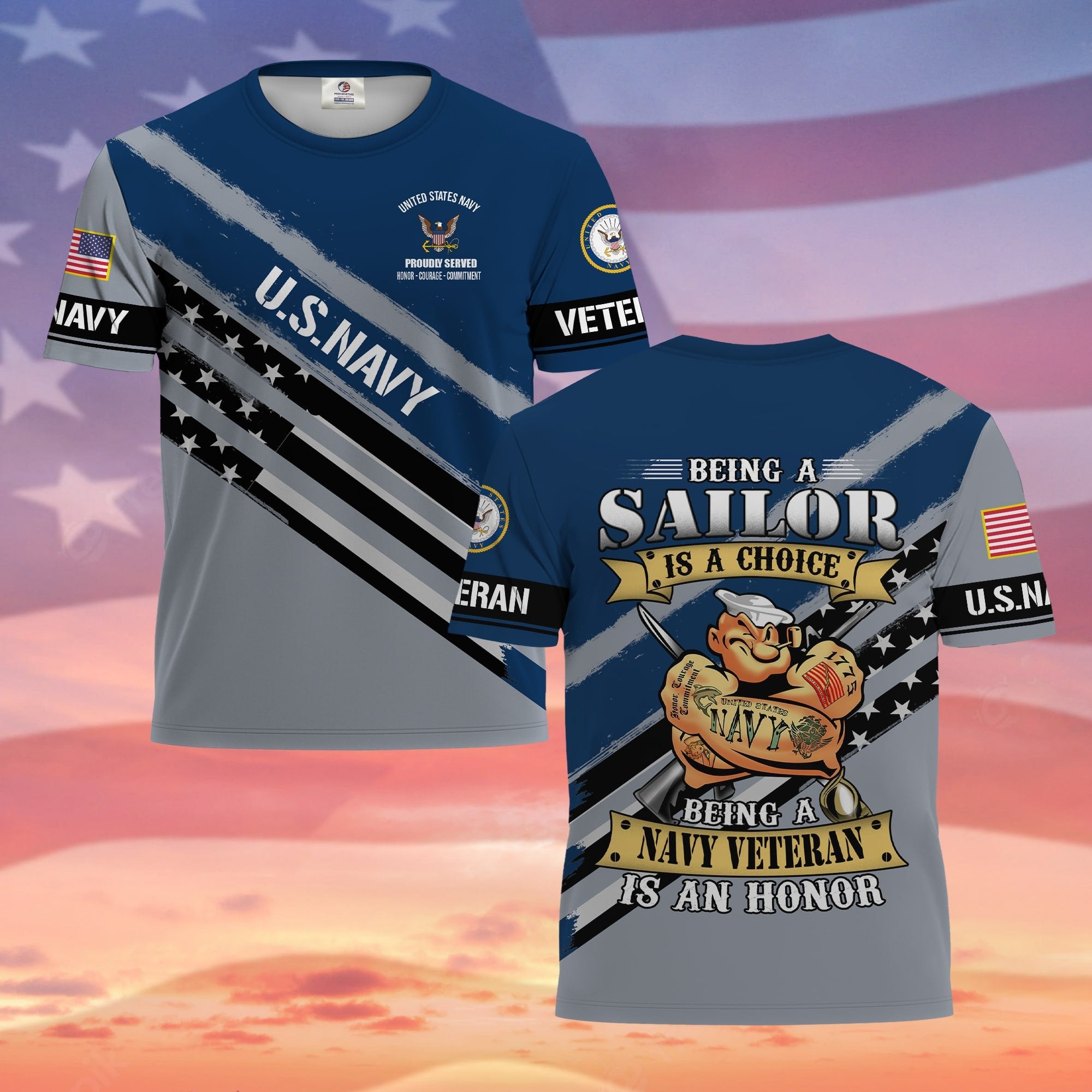 Premium Being A Soldier Is An Honor US Veterans T-Shirt APVC260401