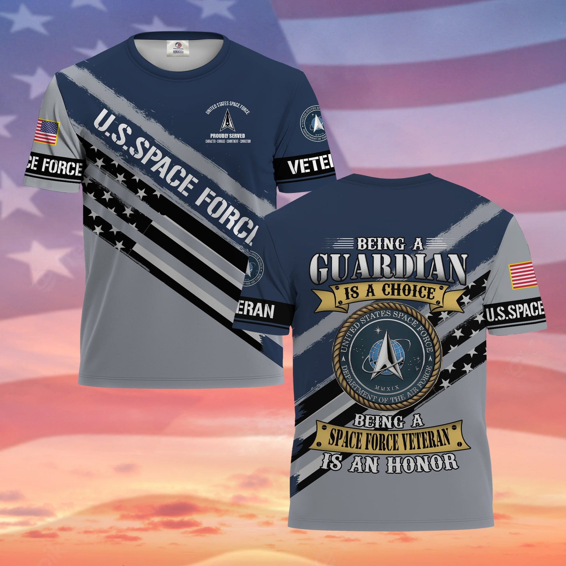 Premium Being A Soldier Is An Honor US Veterans T-Shirt APVC260401