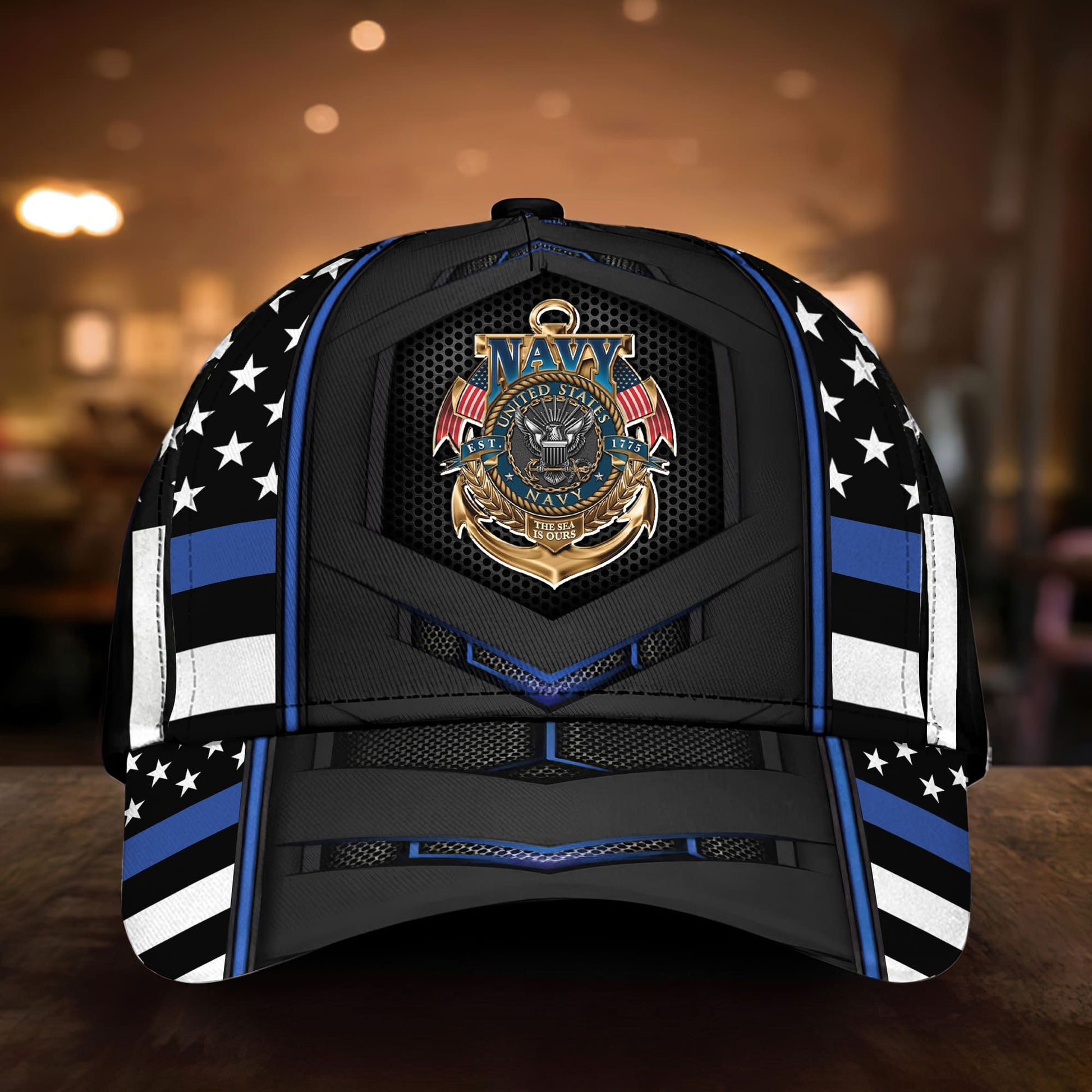 Premium Multiple US Military Services Veteran Cap PVC241101