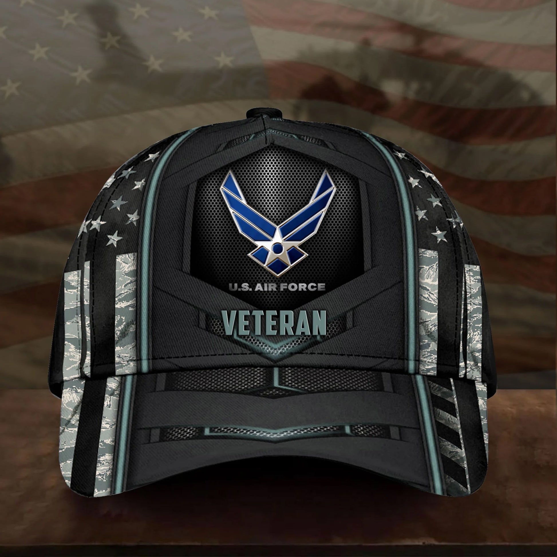Premium US Veteran 3D Cap PVC080402