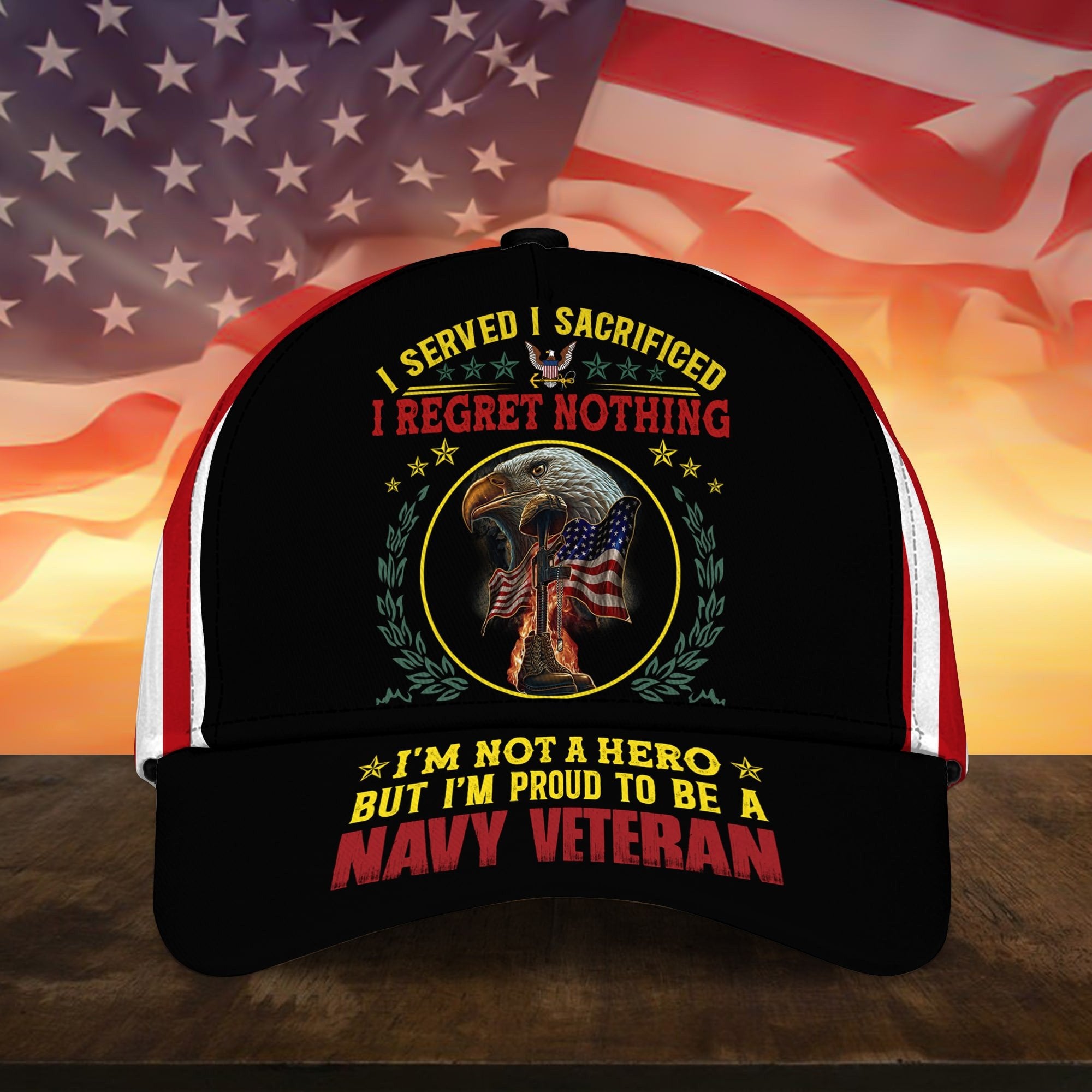 Premium US Veteran 3D Cap PVC220202