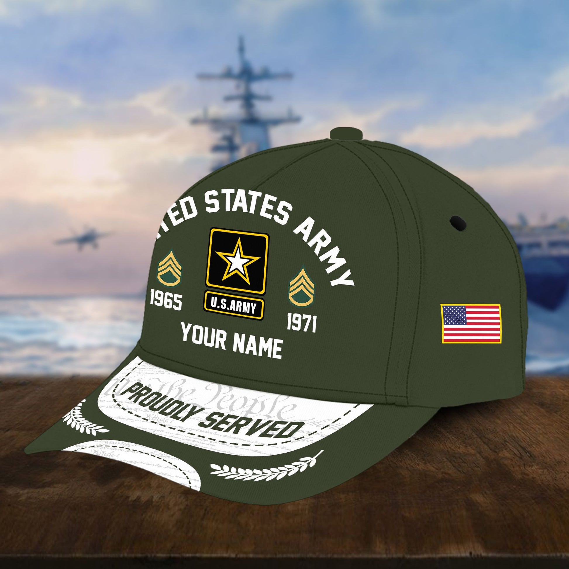 US Army Custom Hat - Military Army Honor Cap VPVC001401
