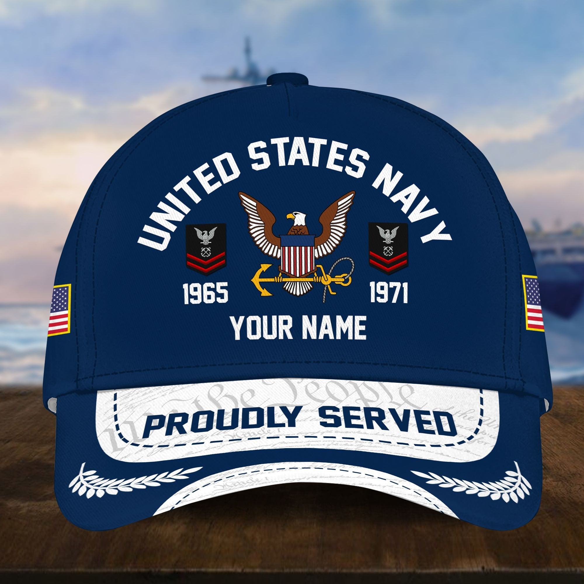 US Navy Custom Hat - Military Navy Honor Cap VPVC001402