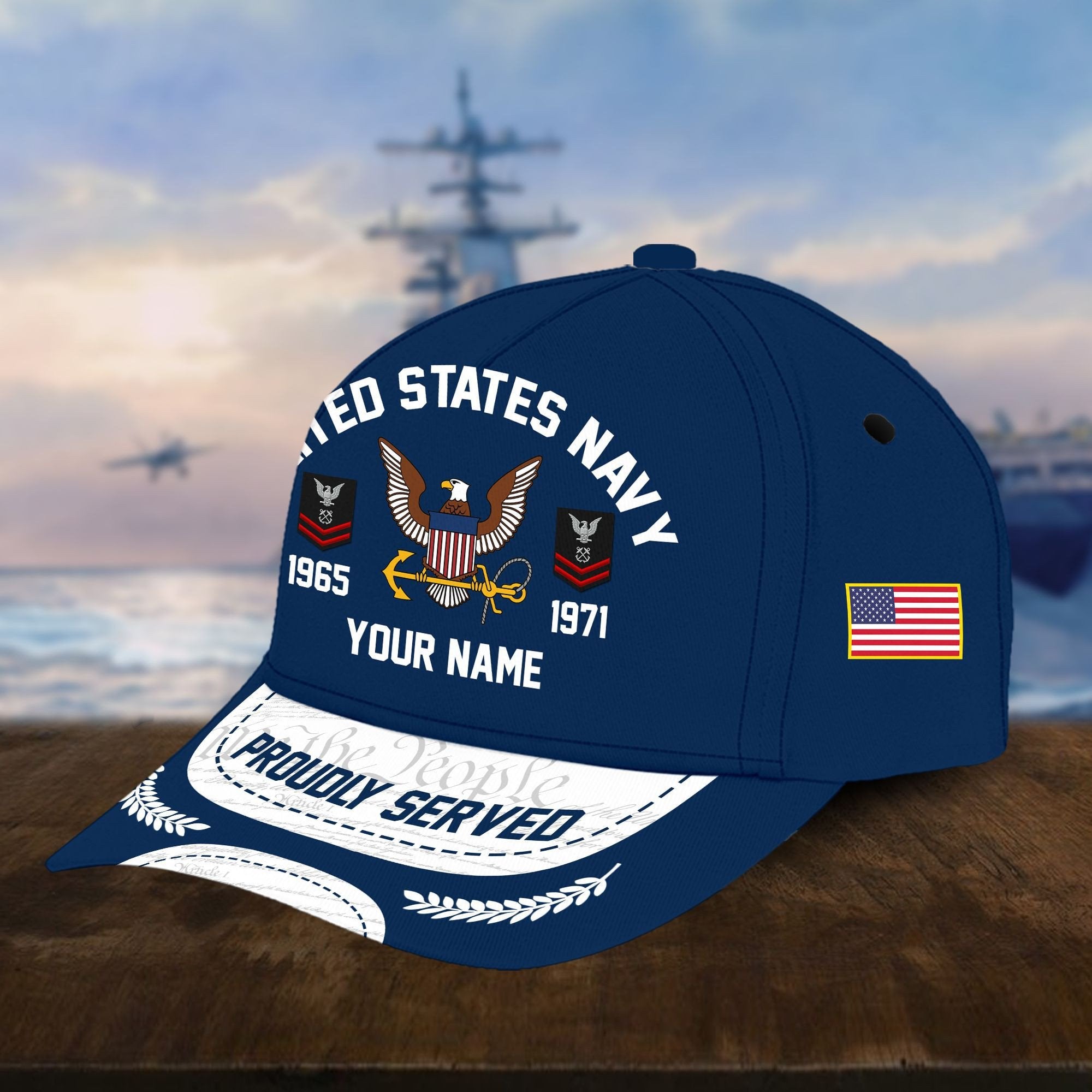 US Navy Custom Hat - Military Navy Honor Cap VPVC001402