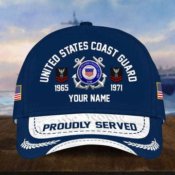 USCG Custom Hat - Military Coast Guard Honor Cap VPVC001405