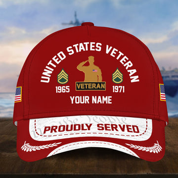 US Veterans Custom Hat - Military Honor Cap VPVC001407